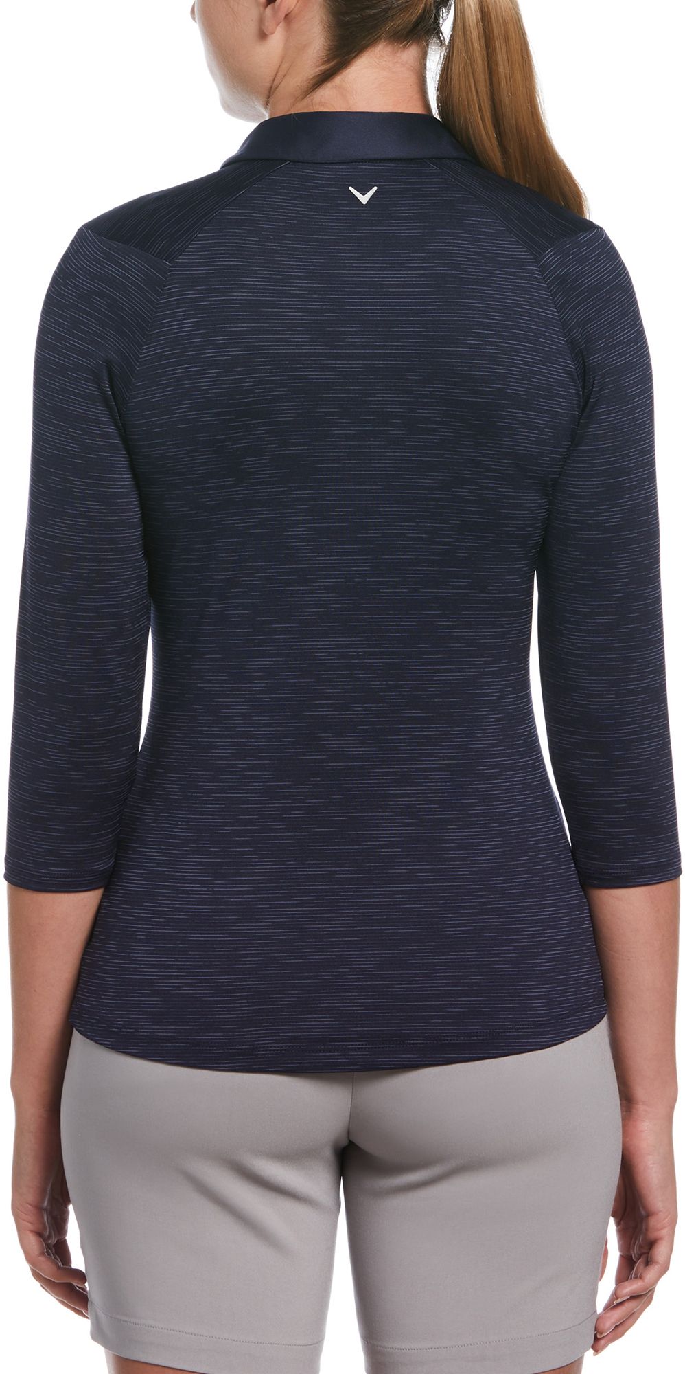 Callaway Women's 3/4 Sleeve Swing Space Dye Golf Polo product image