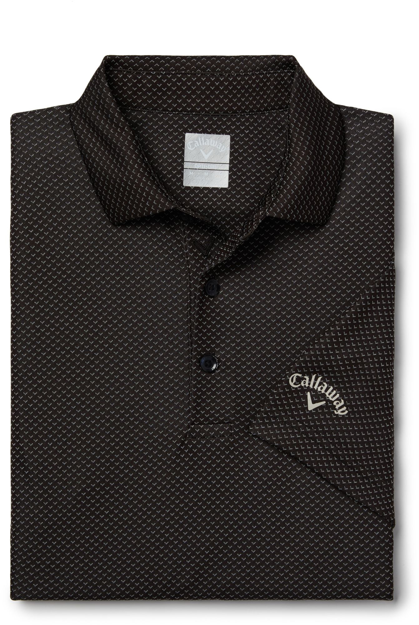 Callaway Men's Pro Spin Chevron Jacquard Short Sleeve Golf Polo product image