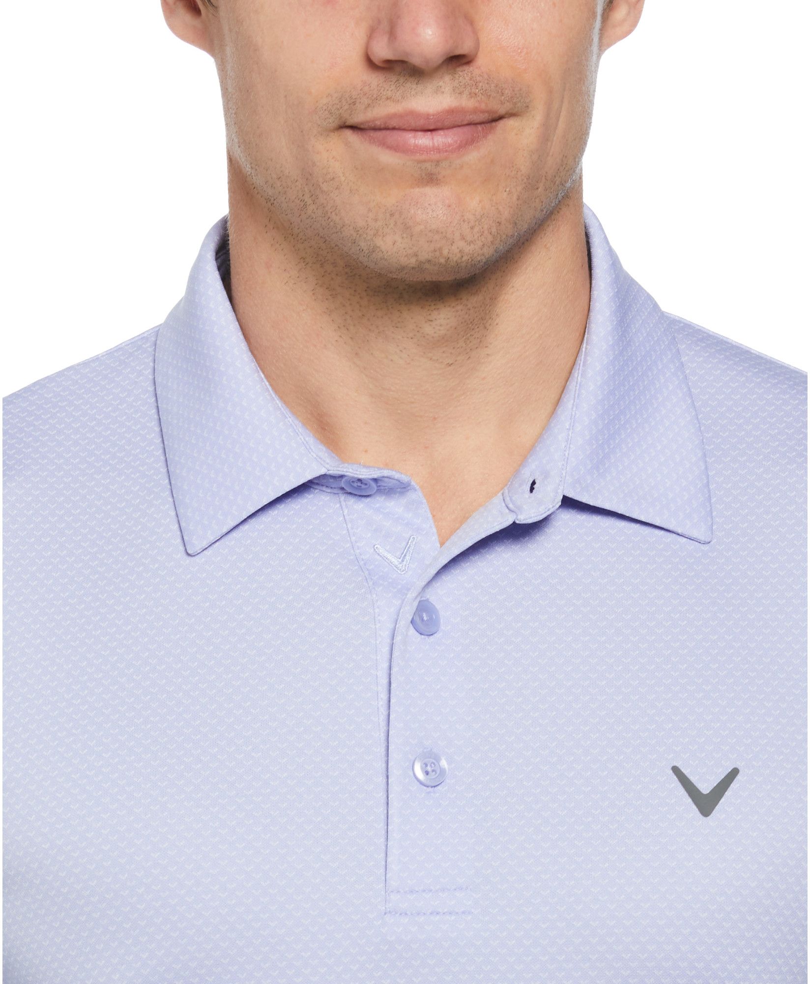 Callaway Men's Pro Spin Chevron Jacquard Short Sleeve Golf Polo product image