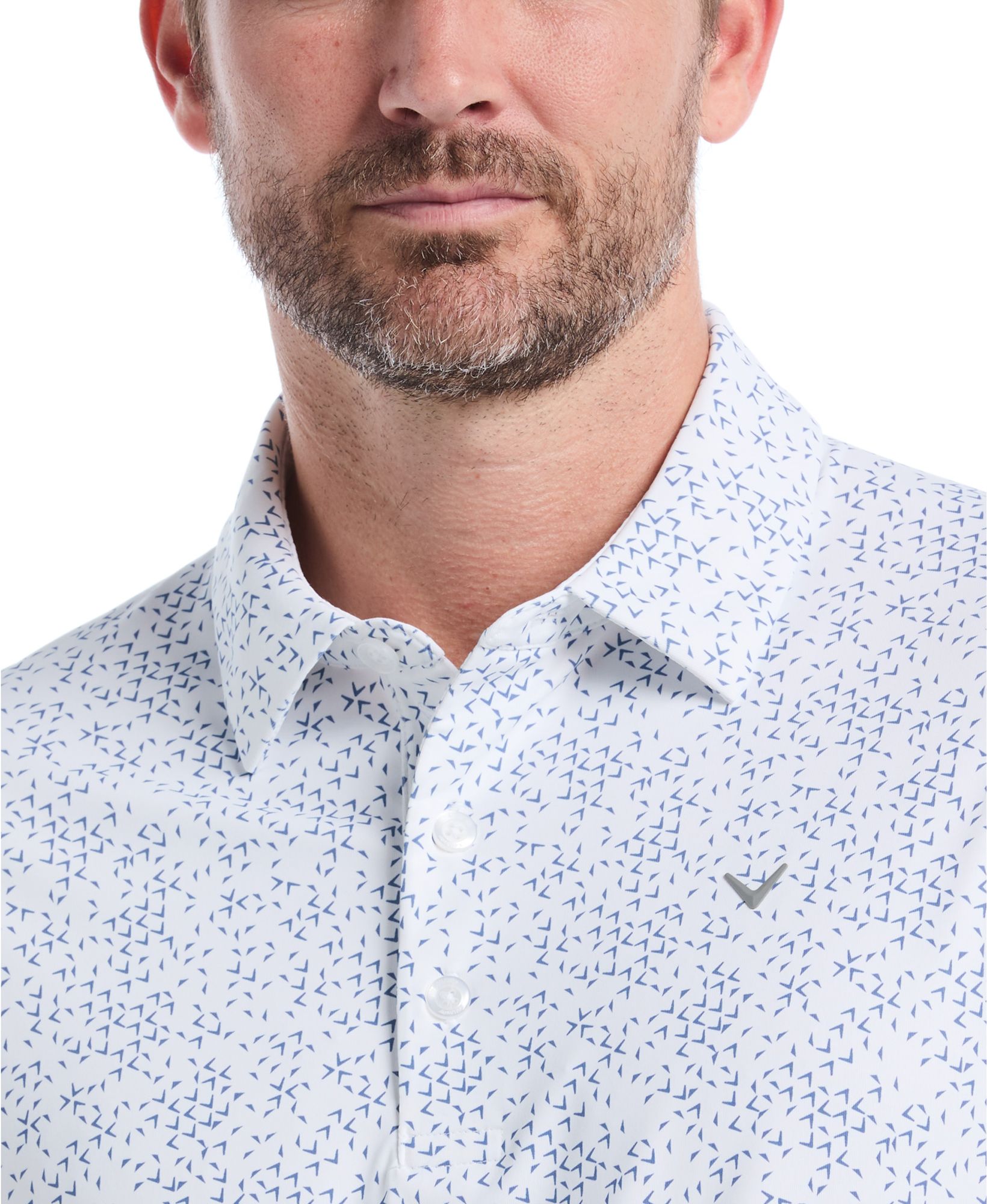 Callaway Men's Chevron Print Short Sleeve Golf Polo product image