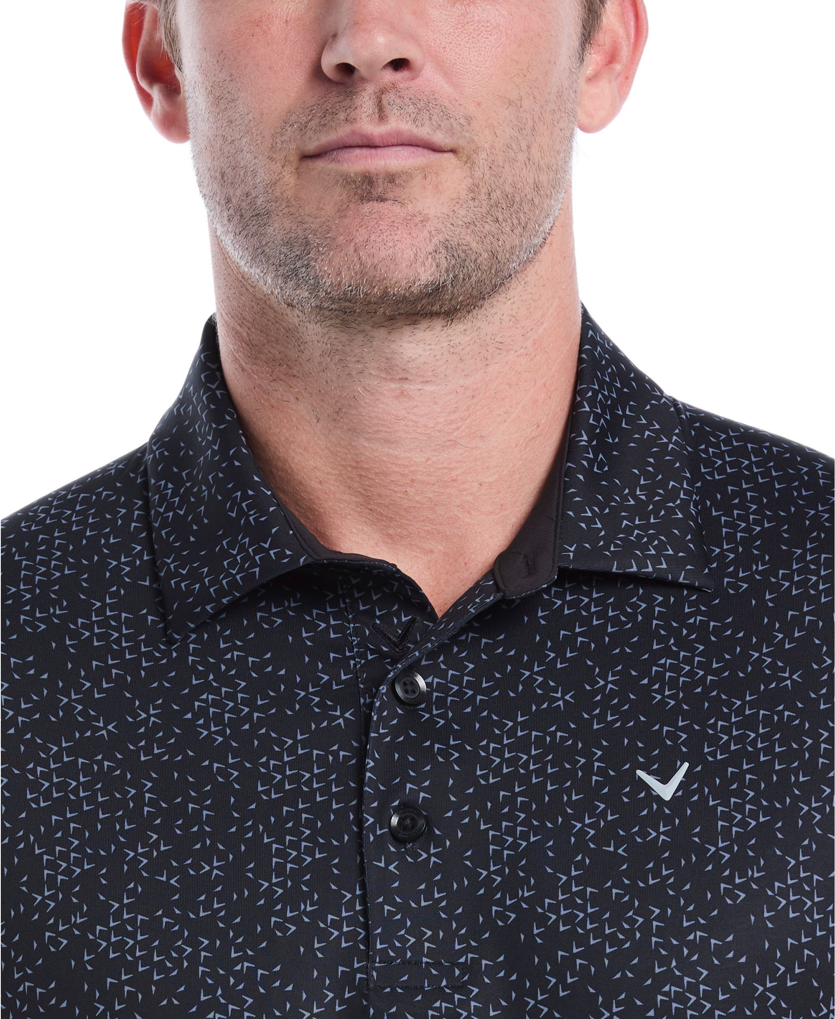 Callaway Men's Chevron Print Short Sleeve Golf Polo product image