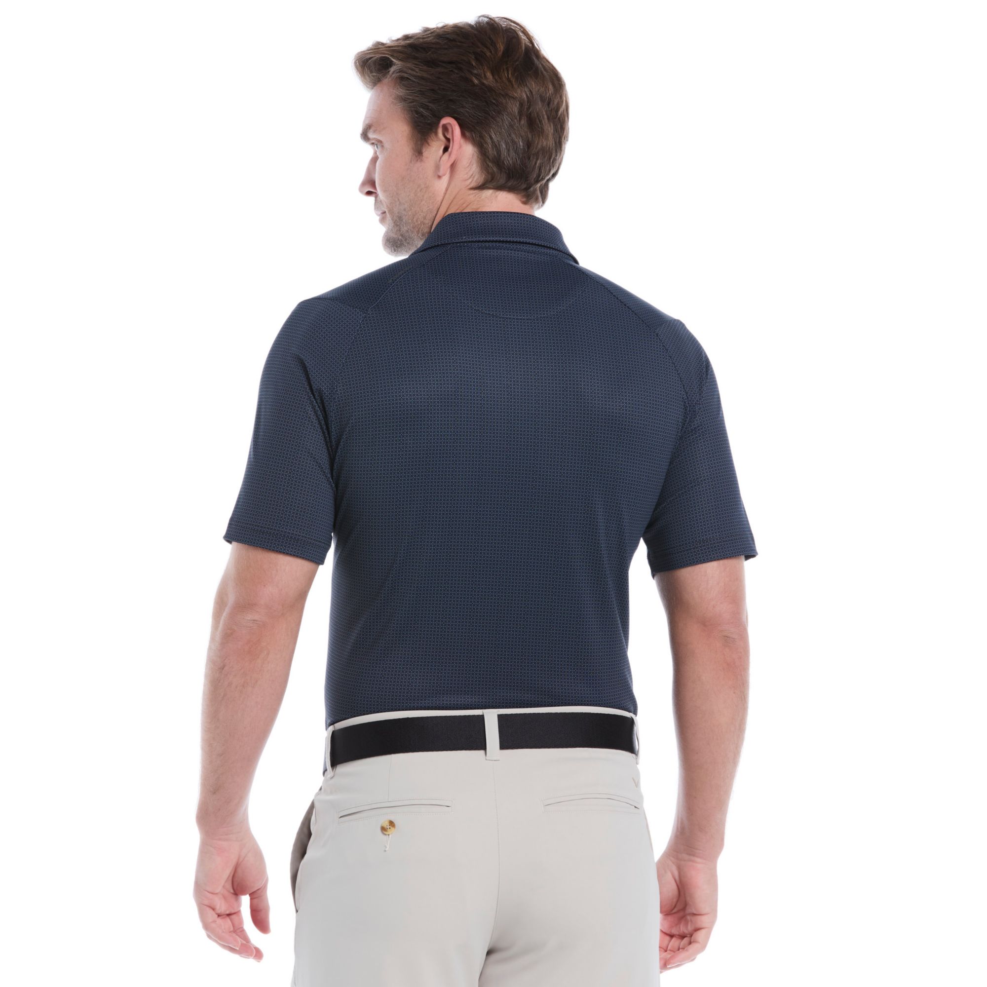 Callaway Men's Chevron Foulard Print Short Sleeve Golf Polo Shirt product image