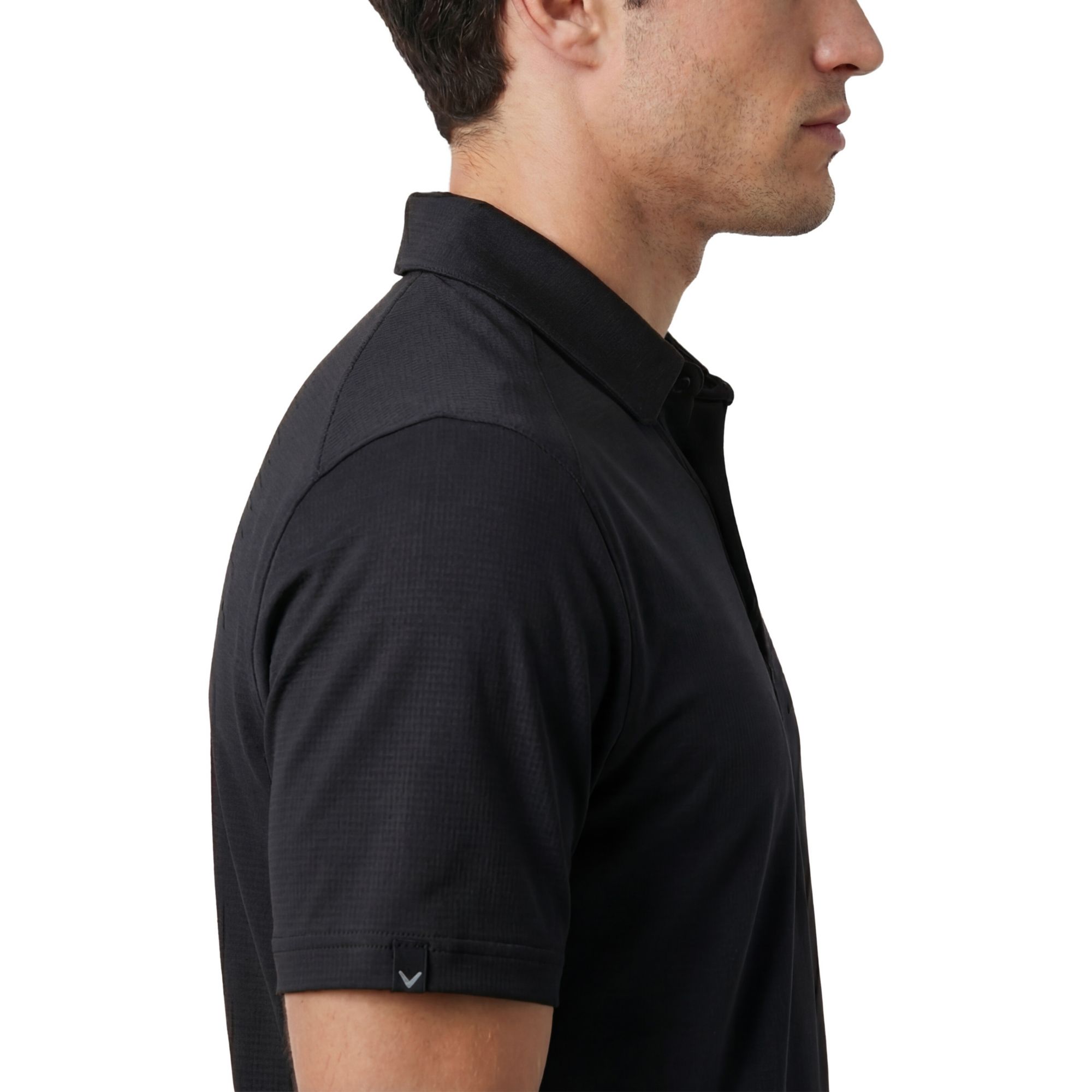 Callaway Men's Textured Swing Tech Solid Short Sleeve Golf Polo product image