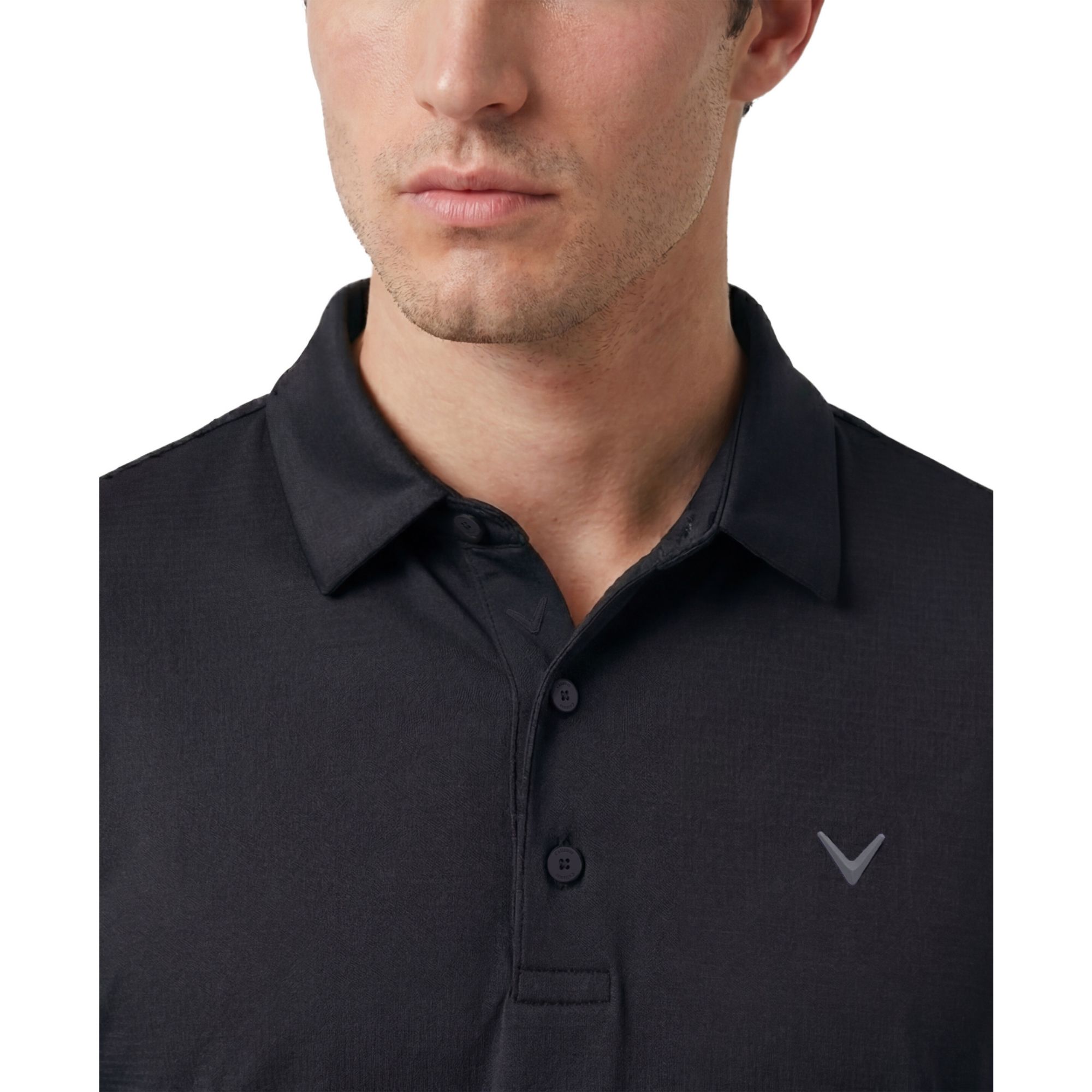 Callaway Men's Textured Swing Tech Solid Short Sleeve Golf Polo product image