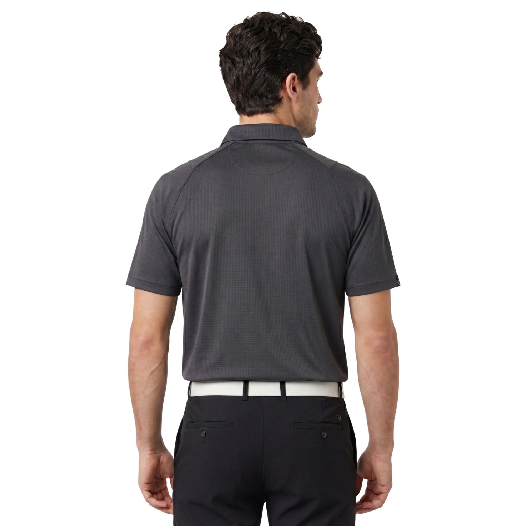 Callaway Men's Textured Swing Tech Solid Short Sleeve Golf Polo product image