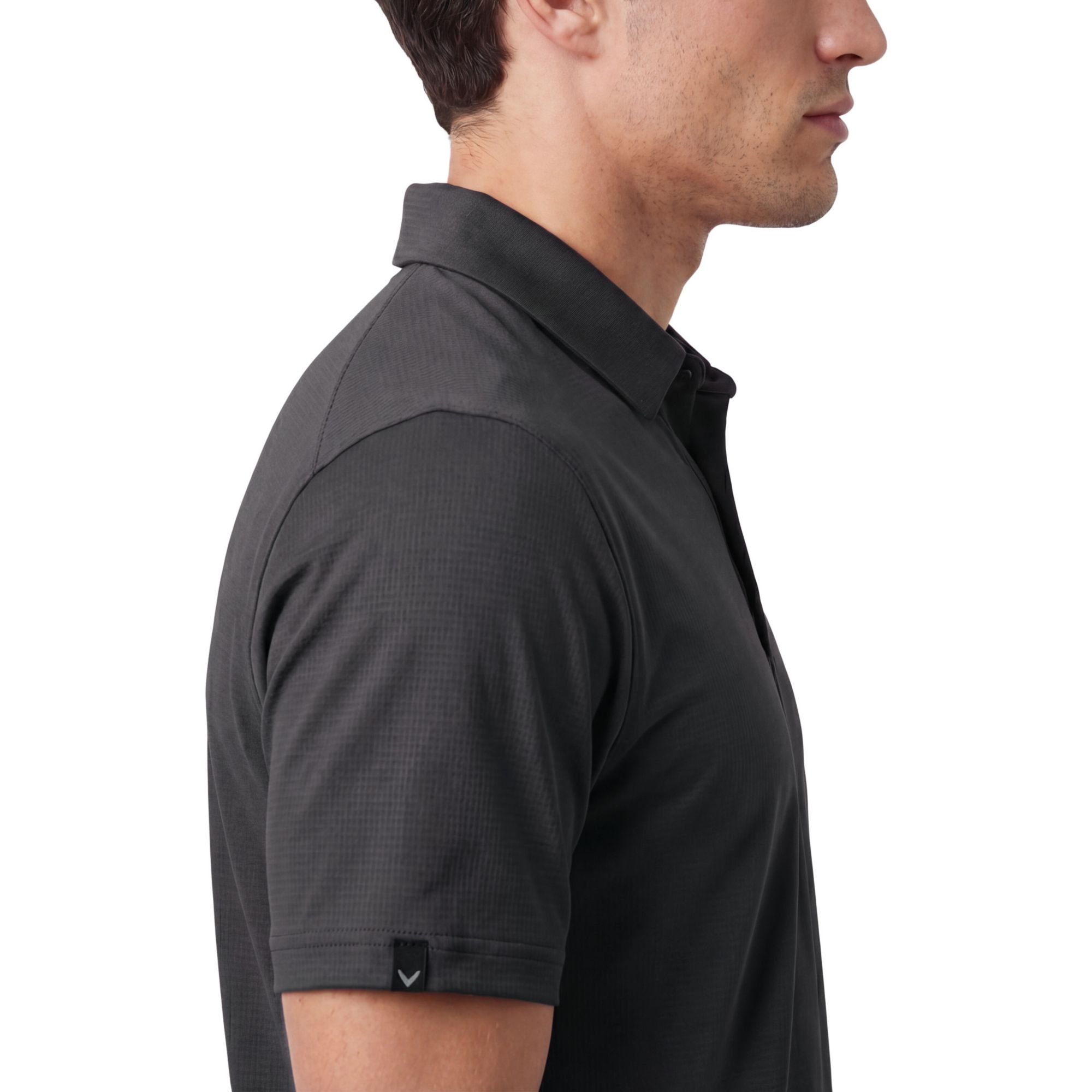 Callaway Men's Textured Swing Tech Solid Short Sleeve Golf Polo product image