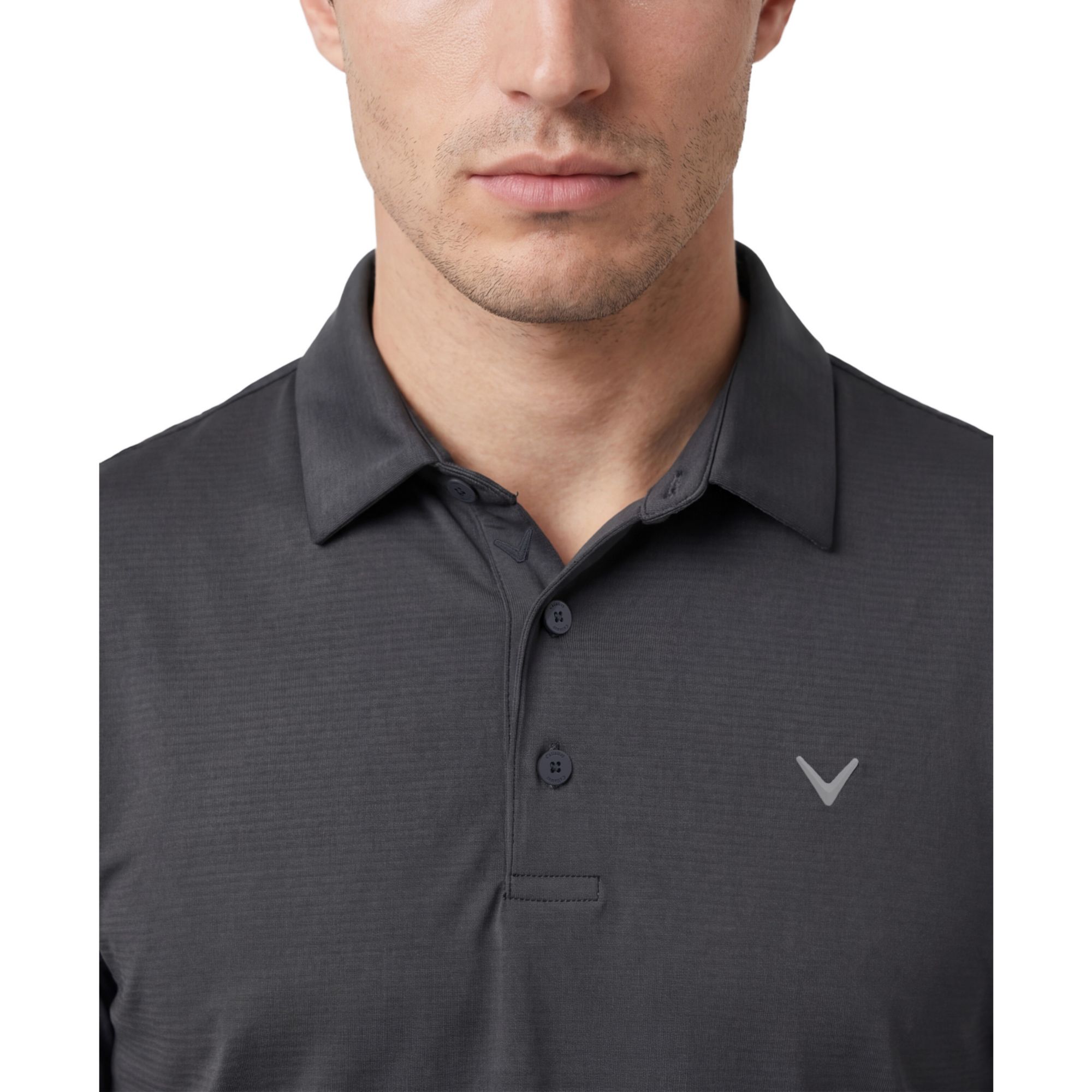 Callaway Men's Textured Swing Tech Solid Short Sleeve Golf Polo product image