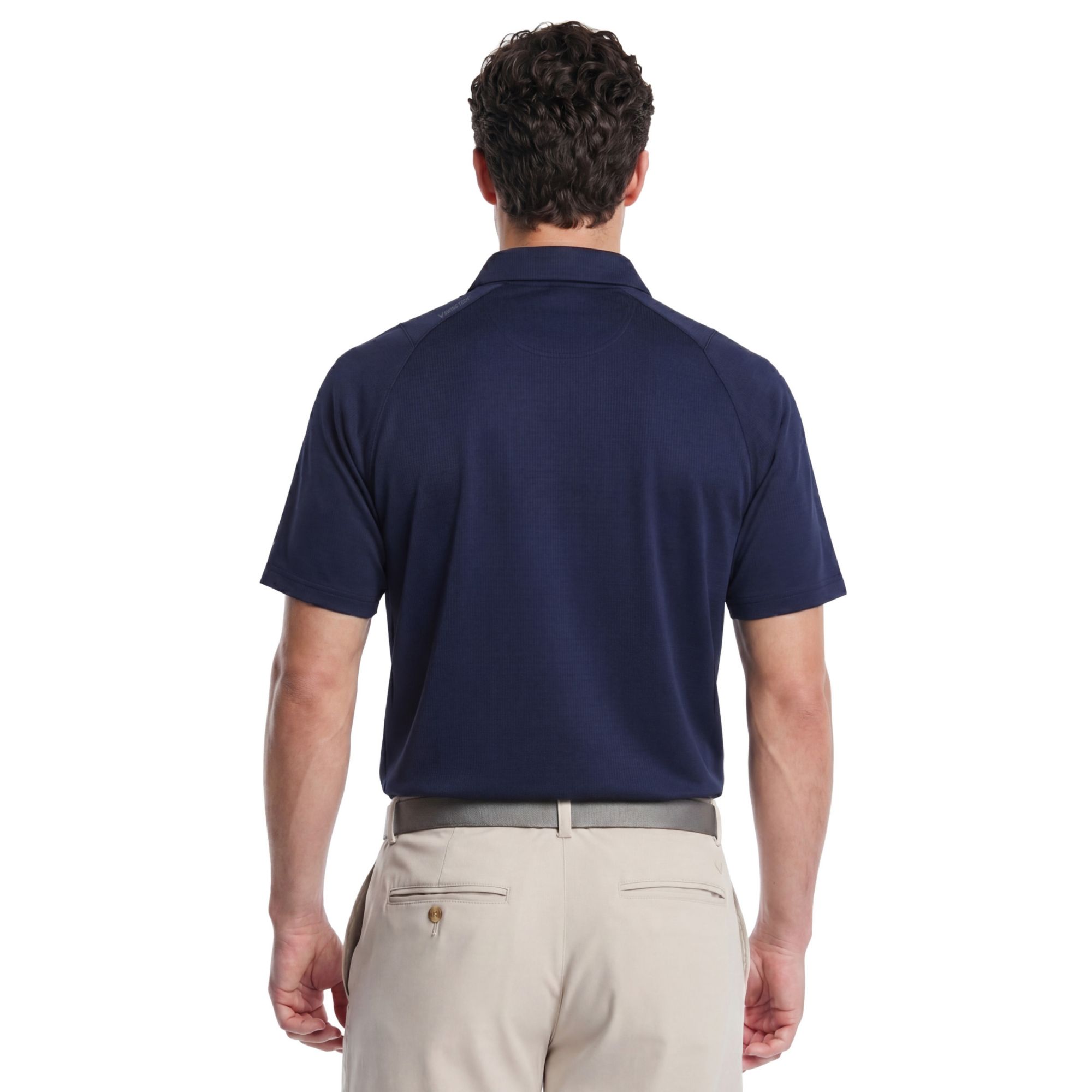 Callaway Men's Textured Swing Tech Solid Short Sleeve Golf Polo product image