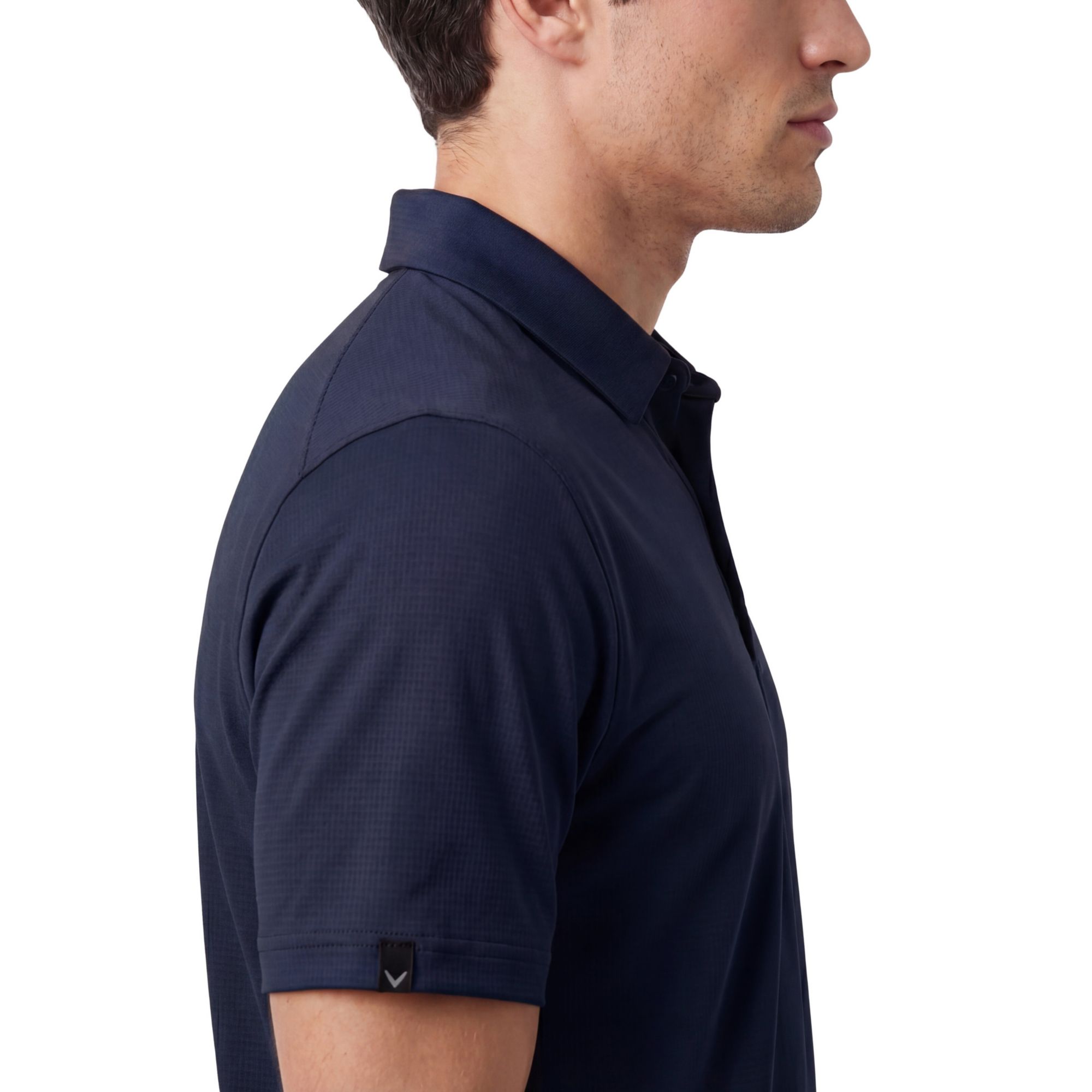 Callaway Men's Textured Swing Tech Solid Short Sleeve Golf Polo product image