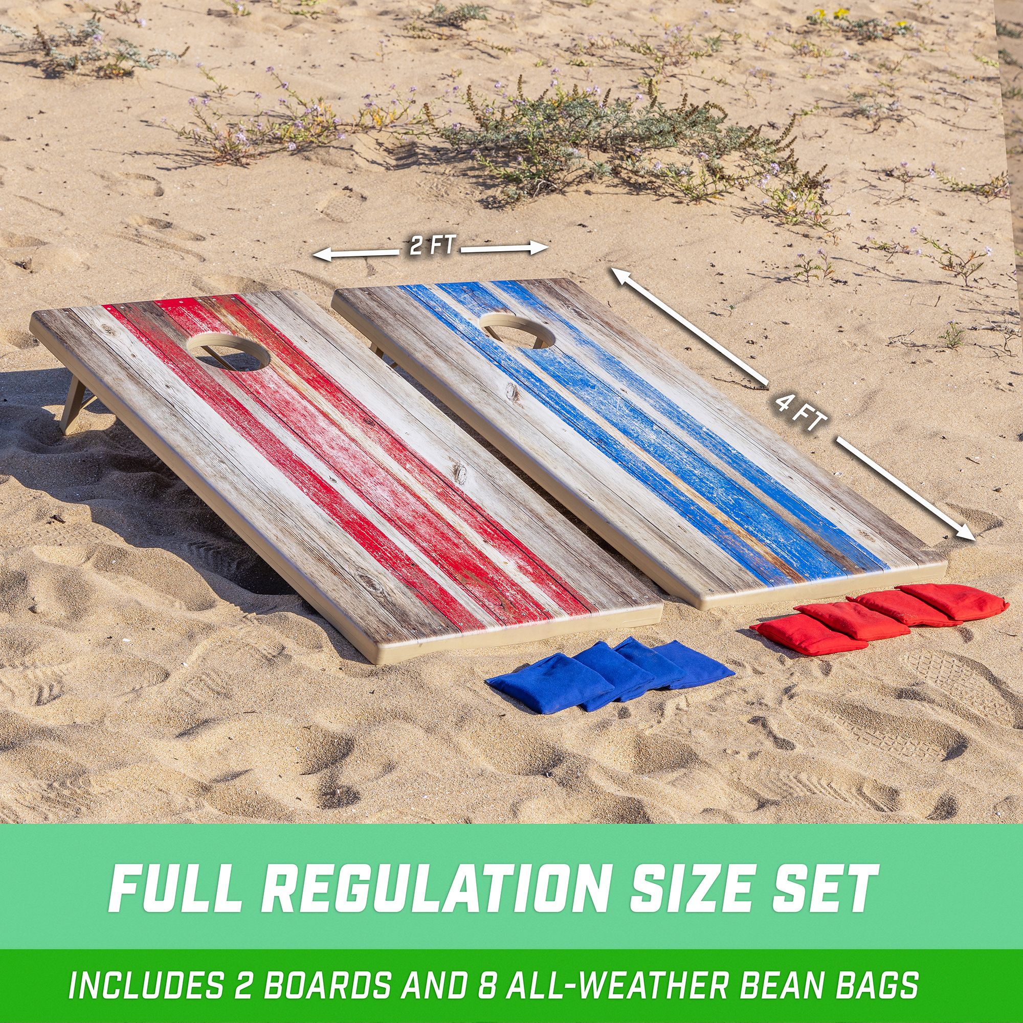 GoSports 2 x 4 ft. All Weather Cornhole Set product image