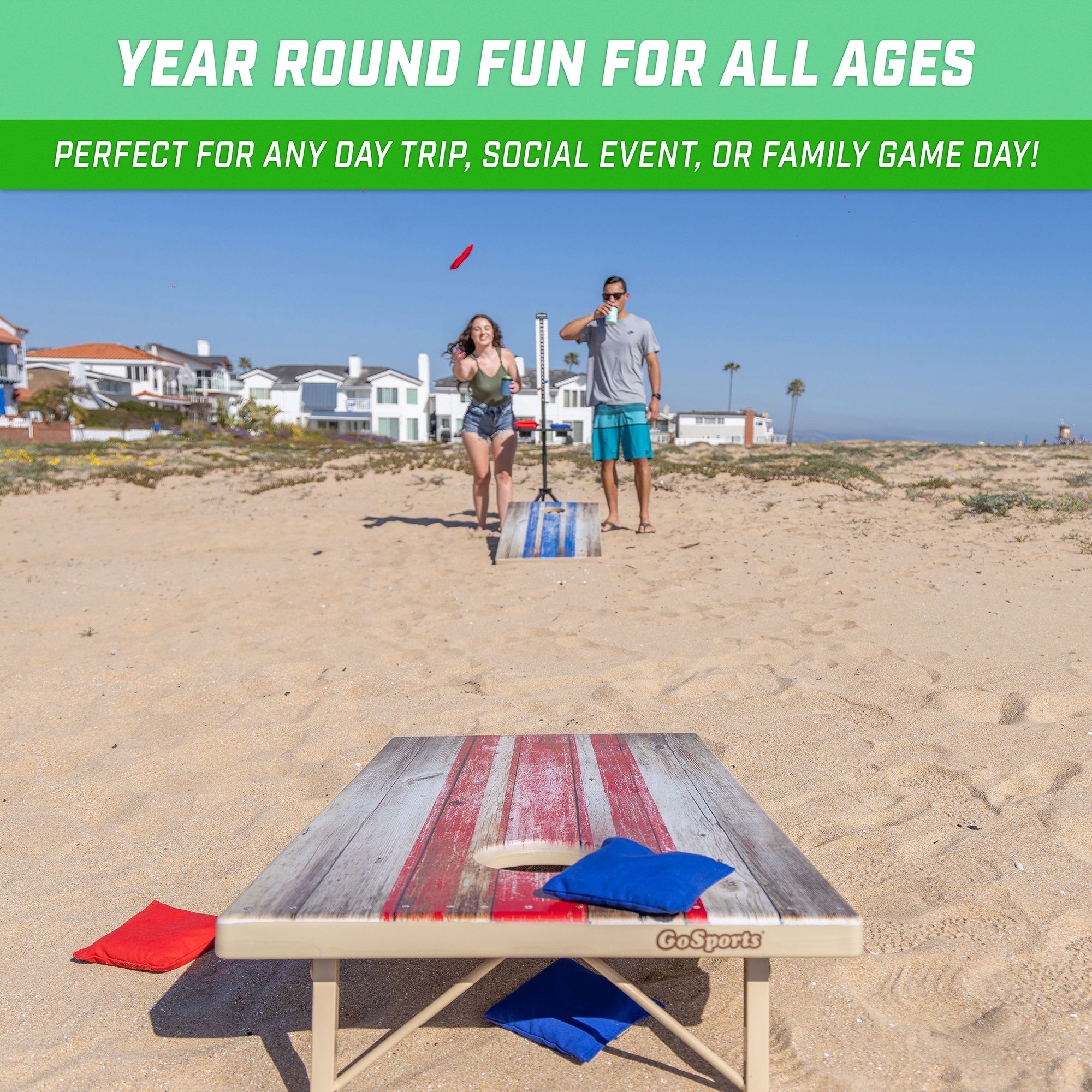 GoSports 2 x 4 ft. All Weather Cornhole Set product image