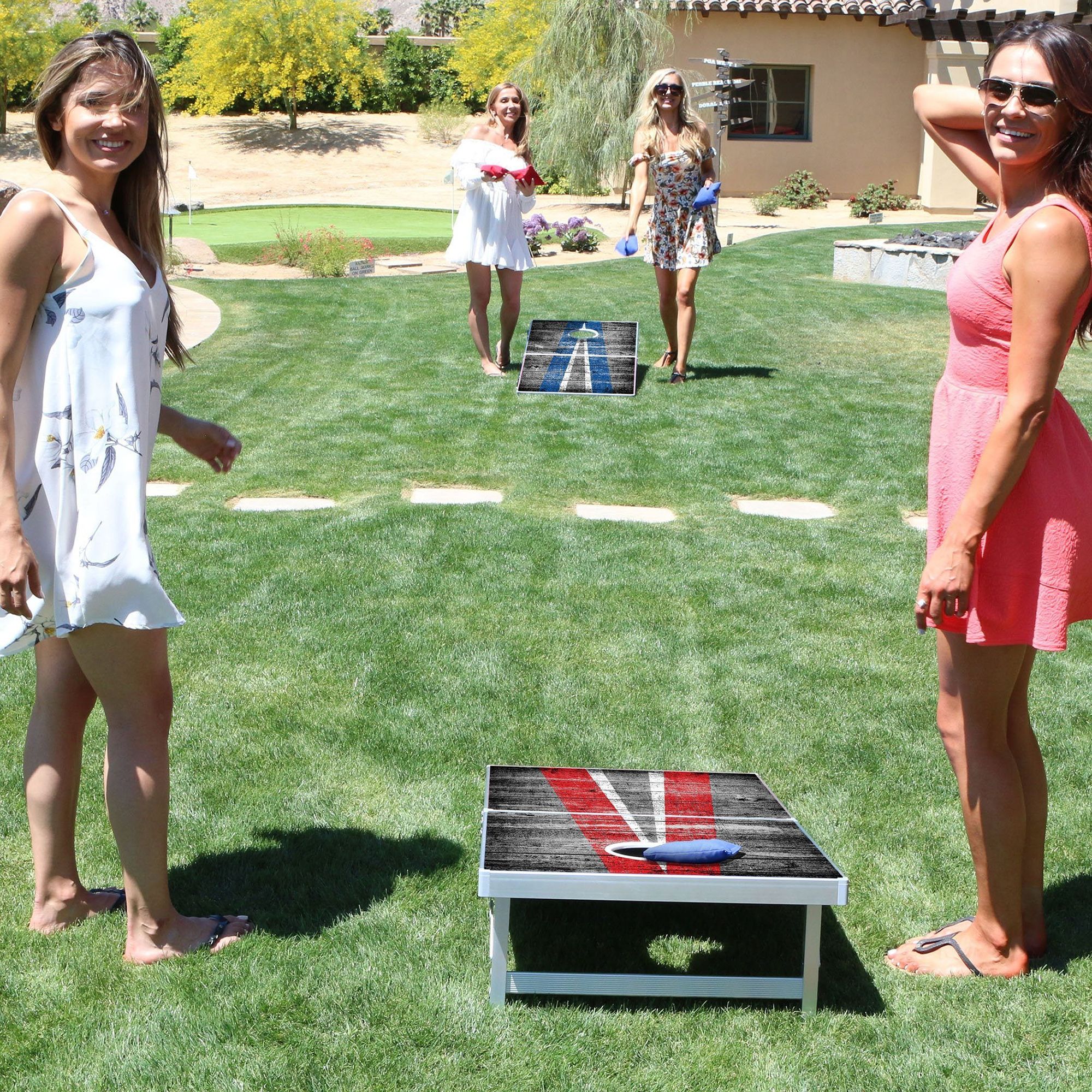 GoSports 4' x 2' LED Folding Cornhole Set product image