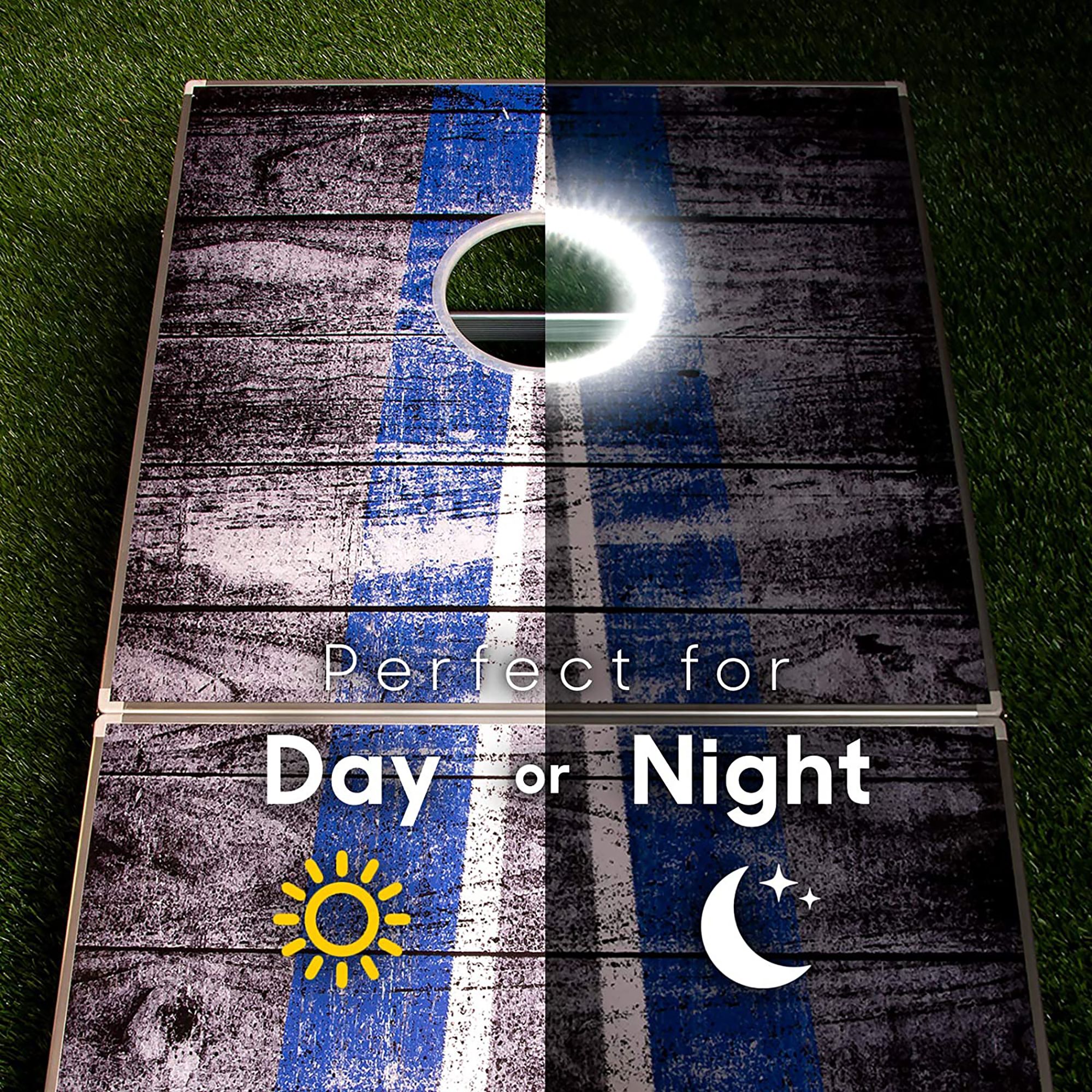 GoSports 4' x 2' LED Folding Cornhole Set product image
