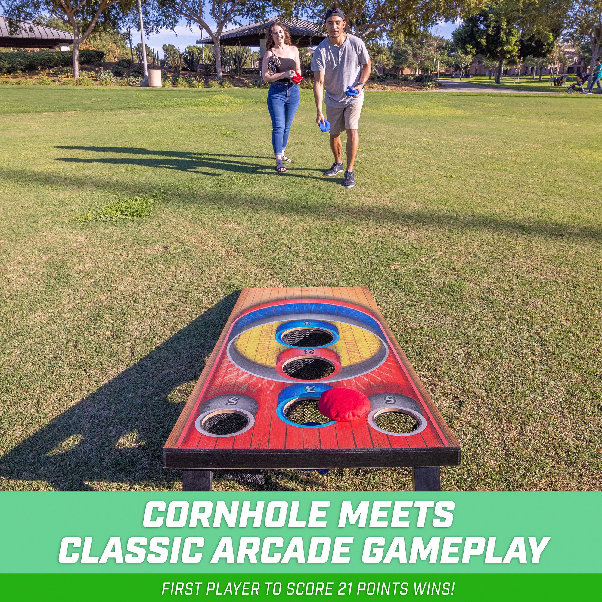 GoSports 4' x 2' Arcade Cornhole Board product image