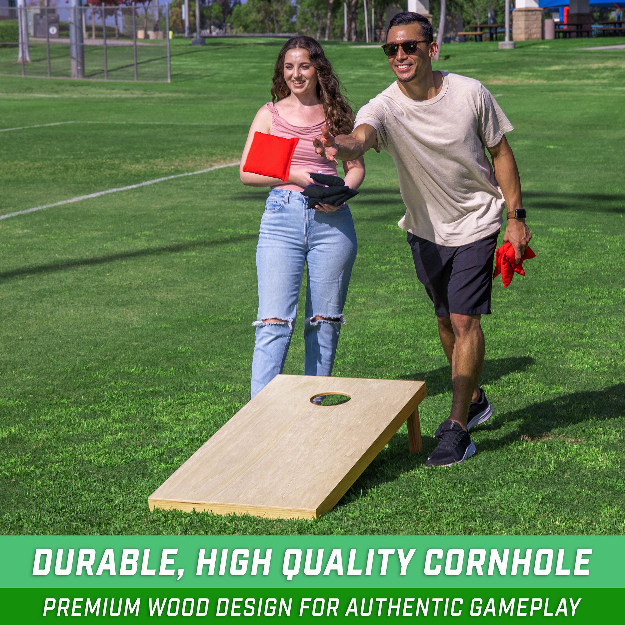 GoSports 2x4 Cornhole Set with 8 Bags product image