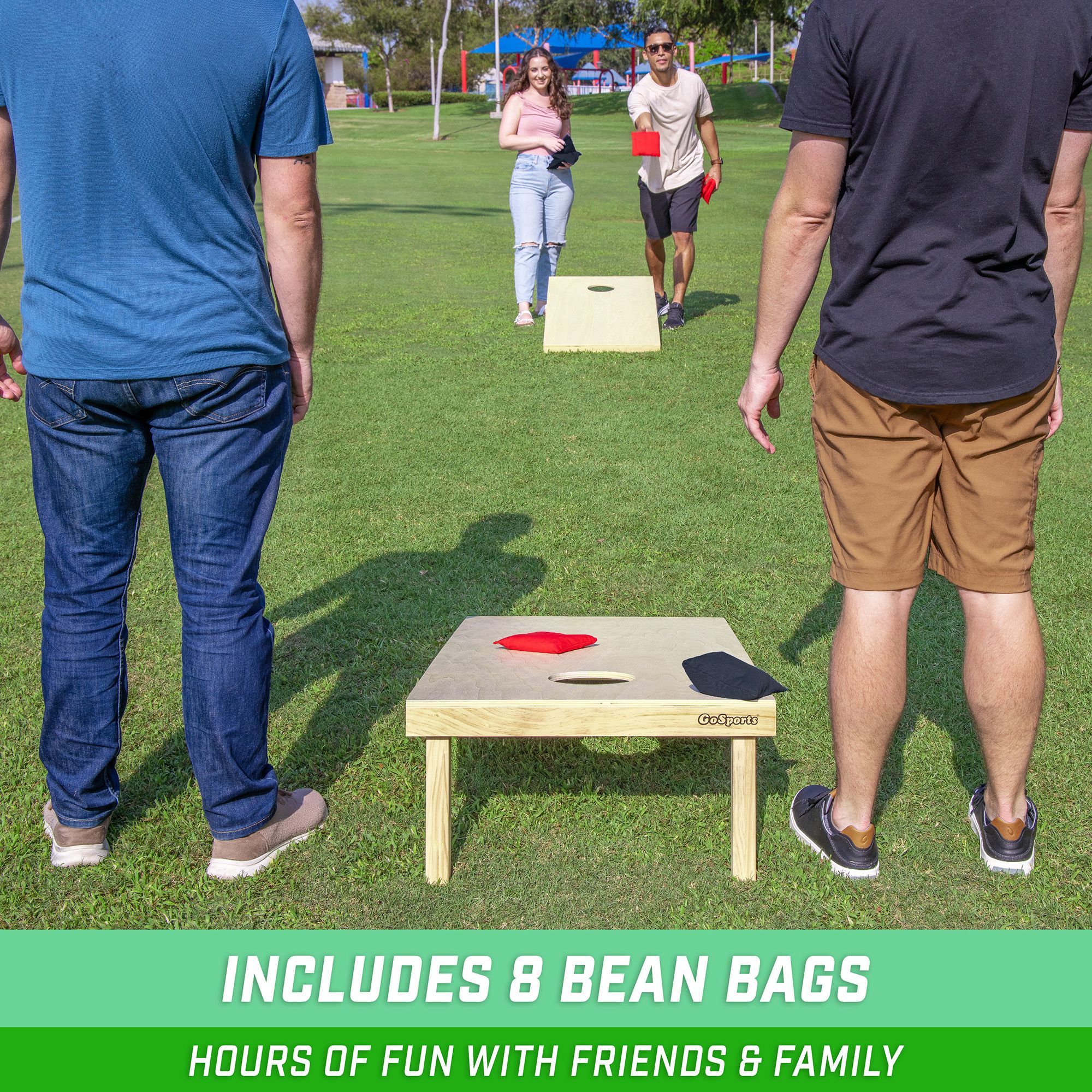 GoSports 2x4 Cornhole Set with 8 Bags product image