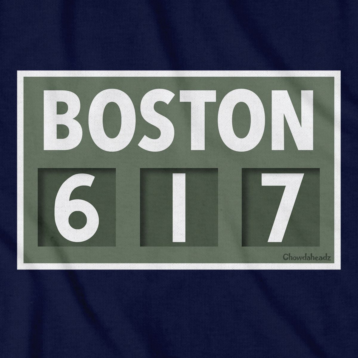 Chowdaheadz Adult Boston Navy Baseball Scoreboard Pullover Hoodie product image