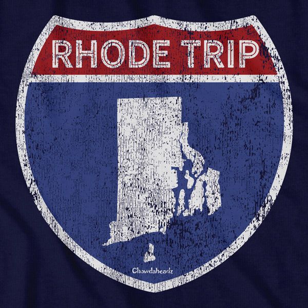 Chowdaheadz Adult Rhode Island Rhode Trip T-Shirt product image
