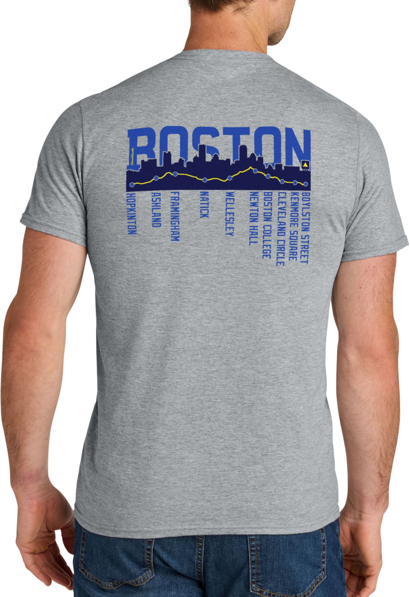 Chowdaheadz Adult Boston Skyline Route T-Shirt product image