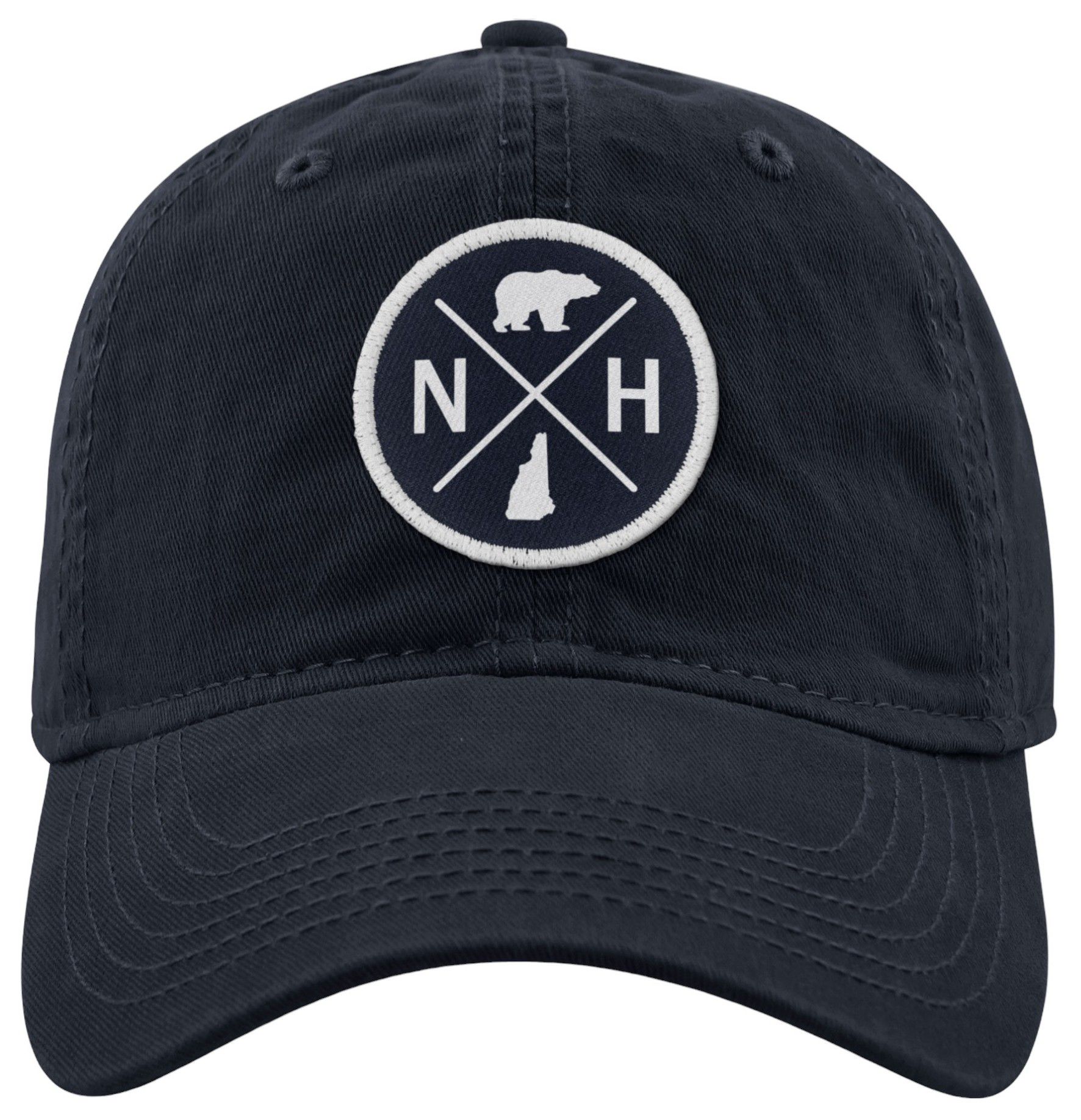 Chowdaheadz Adult New Hampshire Bear Patch Slouch Adjustable Hat product image