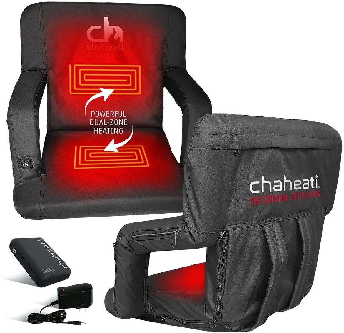 Chaheati 7V Heated Folding Bleacher Seat product image