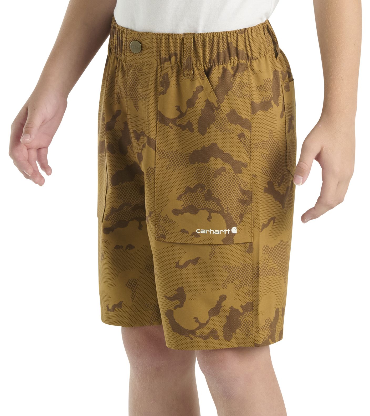 Carhartt Boys' Rugged Flex Force Lightweight Durable Camo Shorts product image