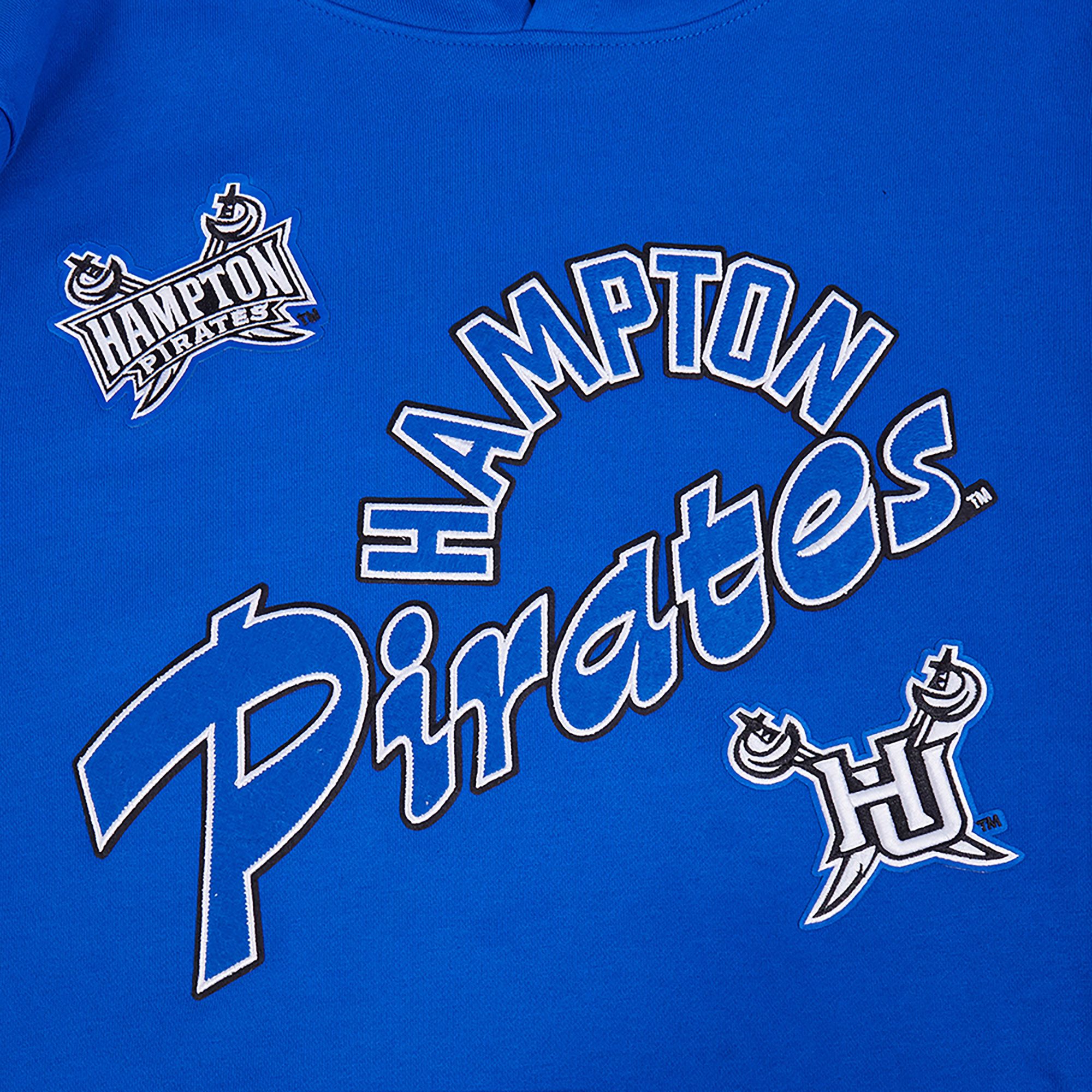 Pro Standard Men's Hampton Pirates Royal Homecoming Fleece Pullover Hoodie product image