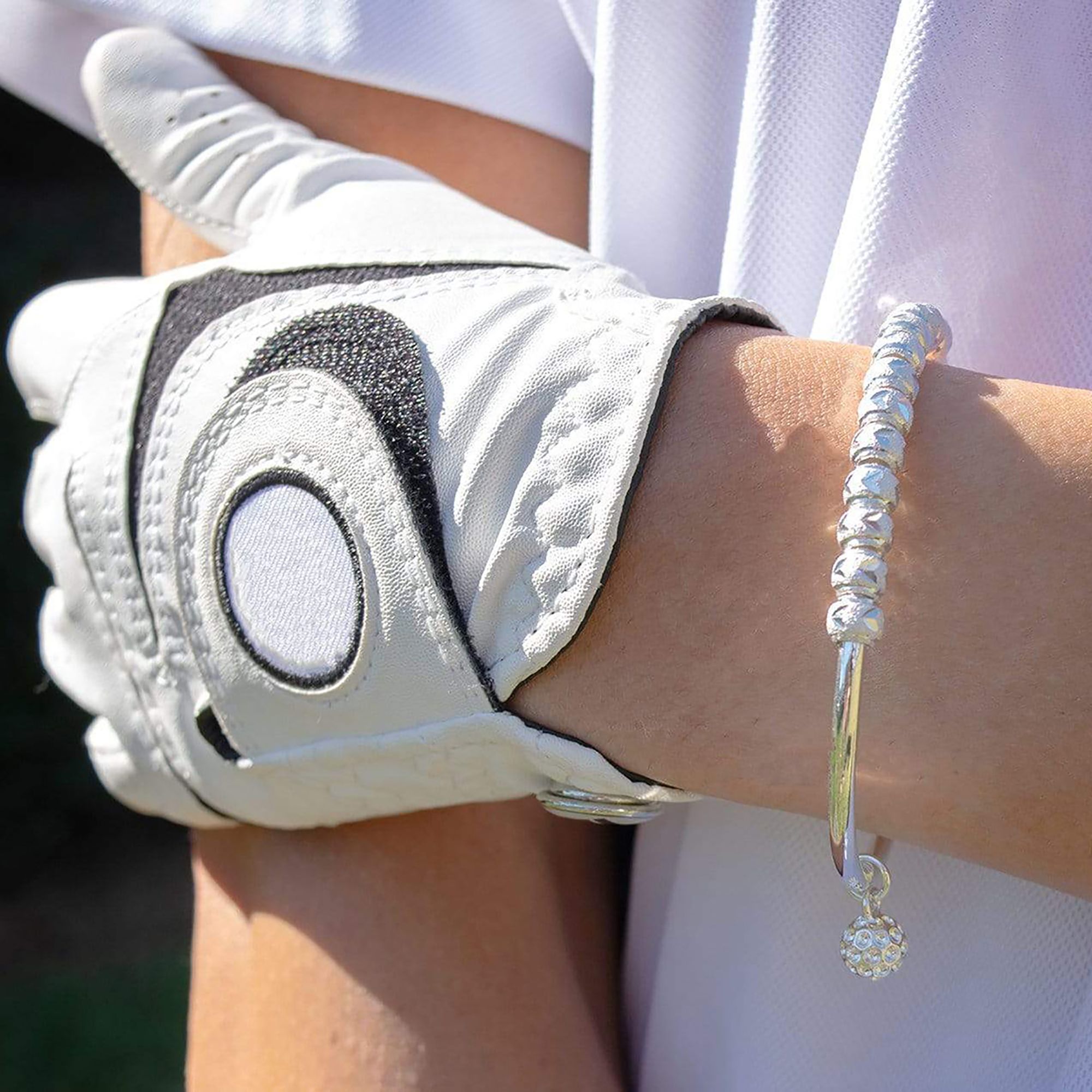 Chelsea Charles Golf Goddess Stroke Counter Bracelet with Golf Ball Charm