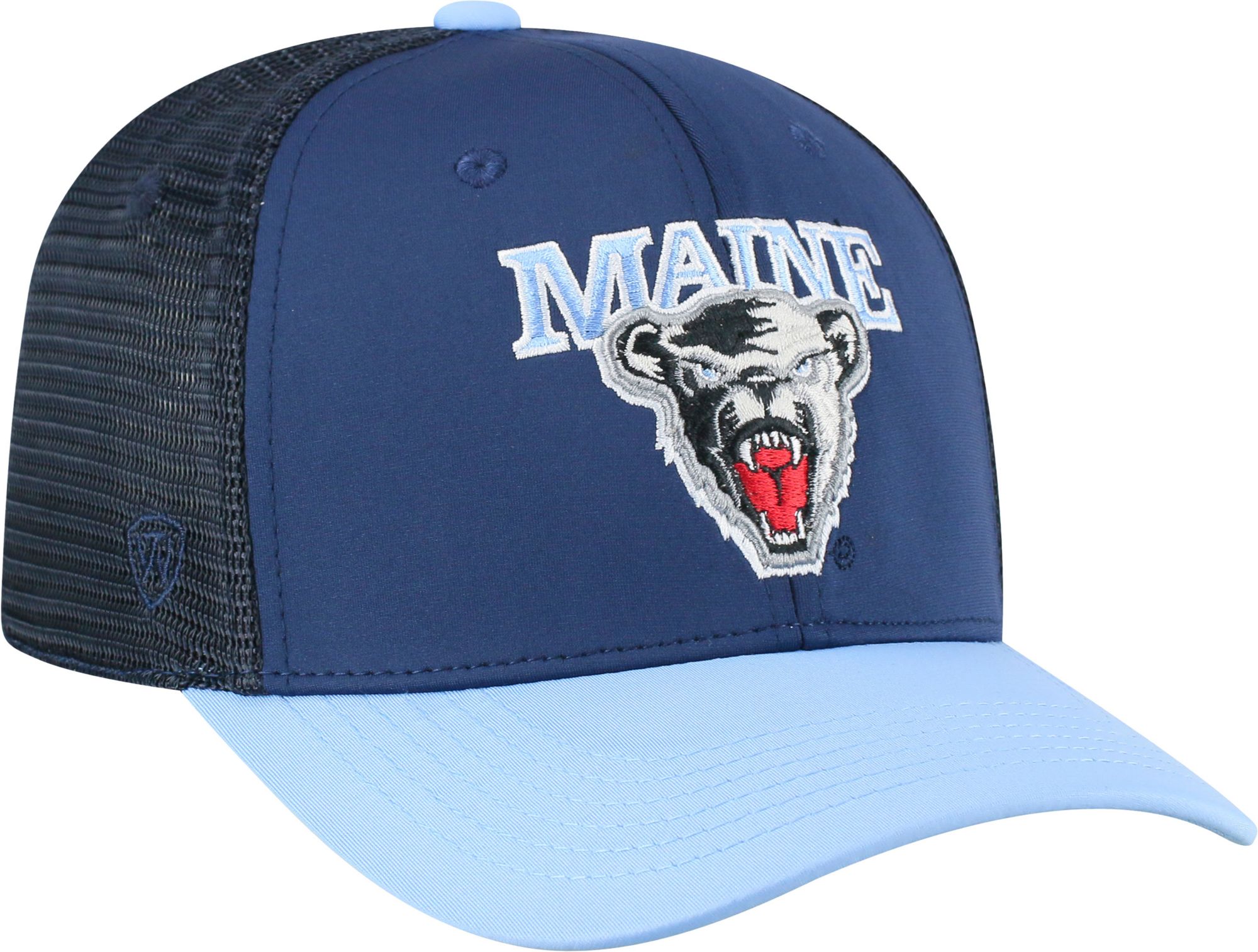 Top of the World Men's Maine Black Bears Blue Chatter 1Fit Fitted Hat product image