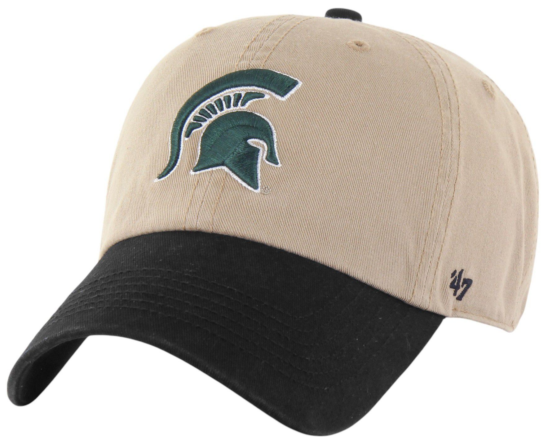 '47 Adult Michigan State Spartans Khaki 2000 National Champs Adjustable Hat product image