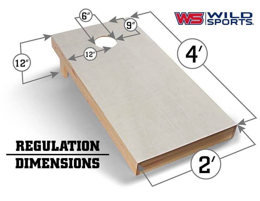 Wild Sports Authentic 2' x 4' Cornhole Game product image