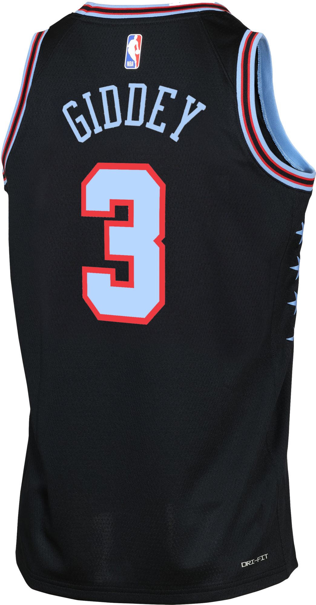Nike Youth 2025-26 City Edition Chicago Bulls Josh Giddey #3 Swingman Jersey product image