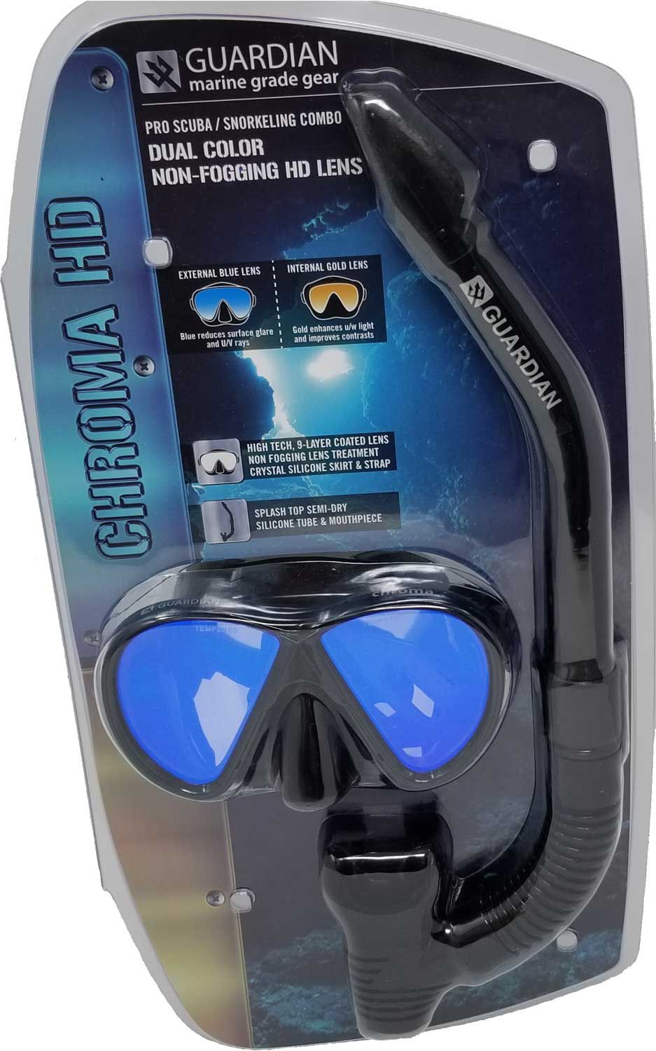 Guardian Chroma HD Mirrored Snorkeling Combo