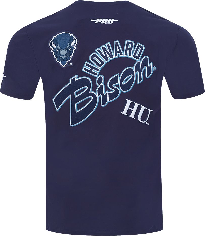 Pro Standard Men's Howard Bison Navy Homecoming Short Sleeve T-Shirt product image