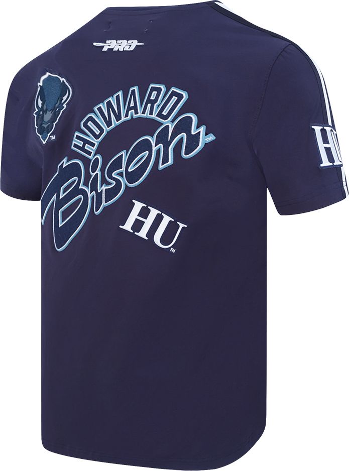Pro Standard Men's Howard Bison Navy Homecoming Short Sleeve T-Shirt product image