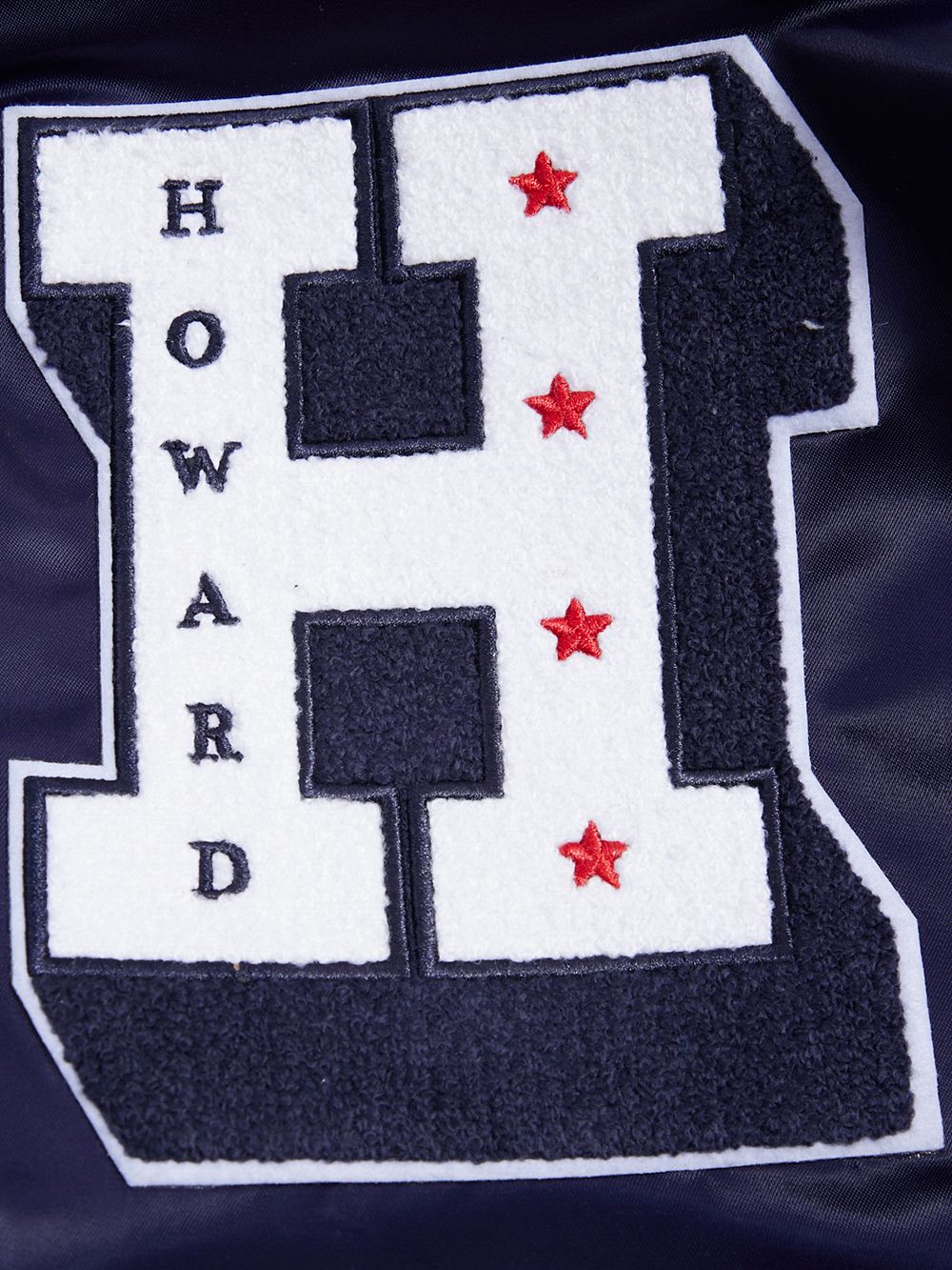 Pro Standard Men's Howard Bison Navy Classic Satin Jacket product image