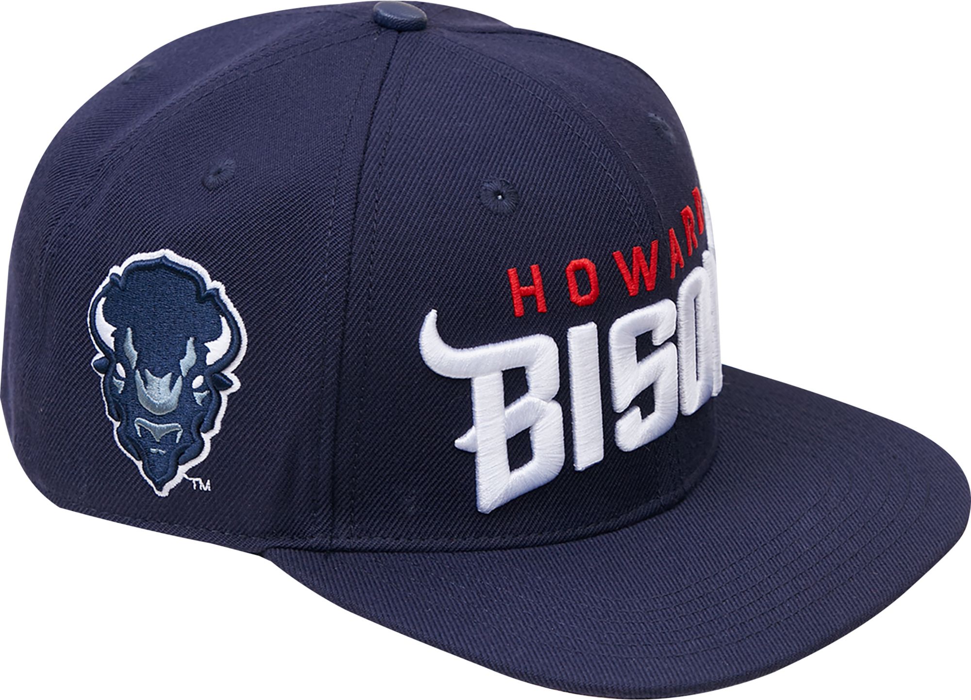 Pro Standard Men's Howard Bison Navy Classic Flat-Brim Snapback Adjustable Hat product image