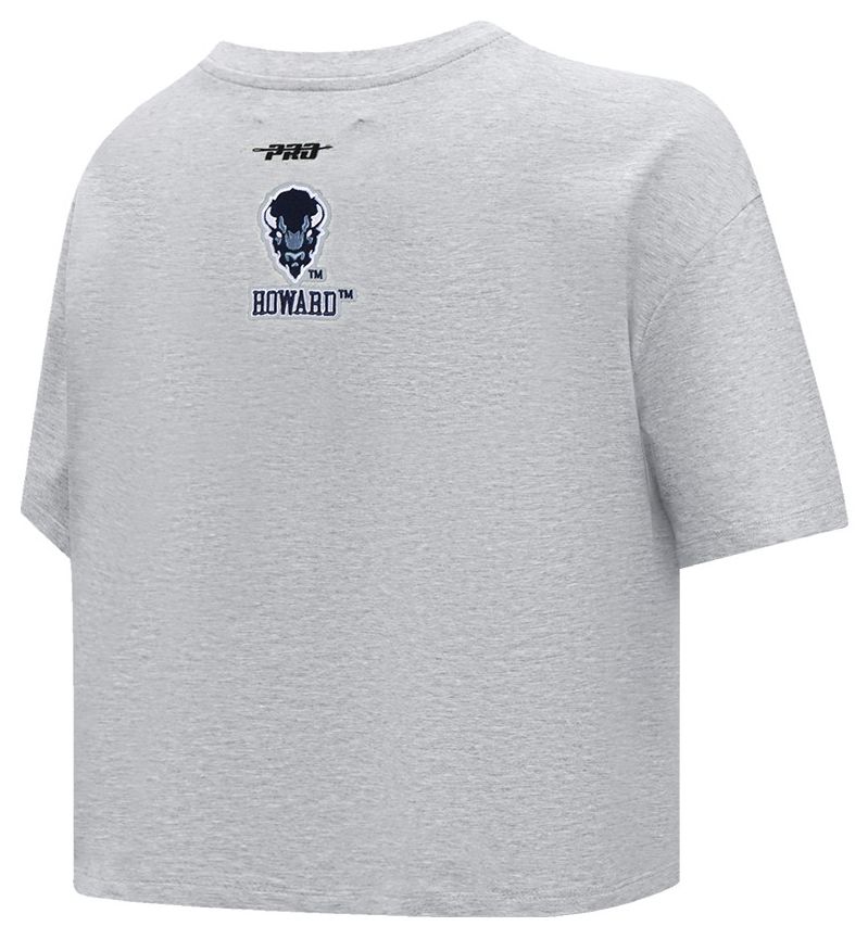 Pro Standard Women's Howard Bison Heather Grey Boxy T-Shirt product image