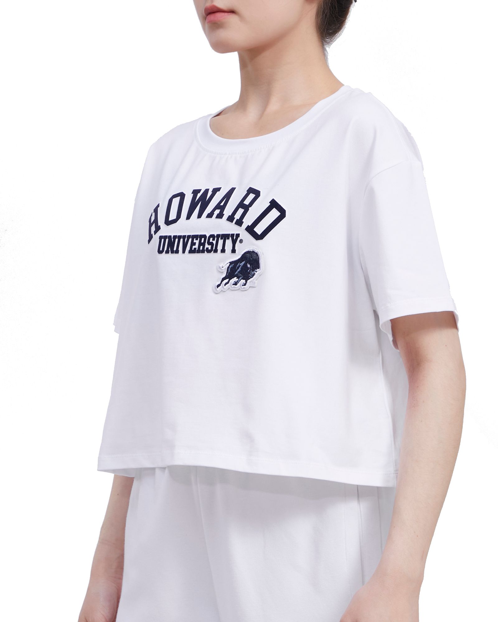 Pro Standard Women's Howard Bison White Classic Boxy T-Shirt product image