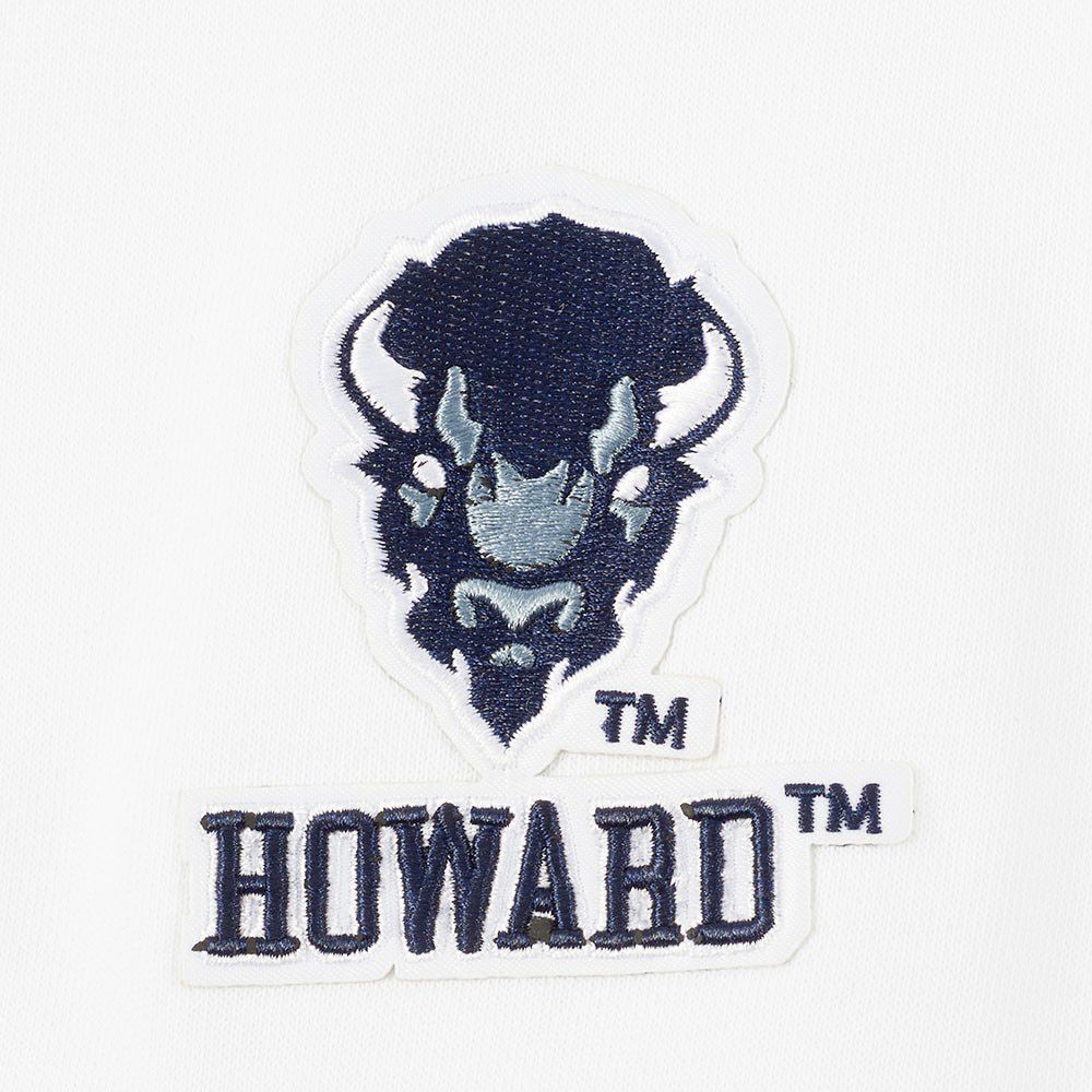Pro Standard Women's Howard Bison White/Black Fleece Crewneck Sweatshirt product image