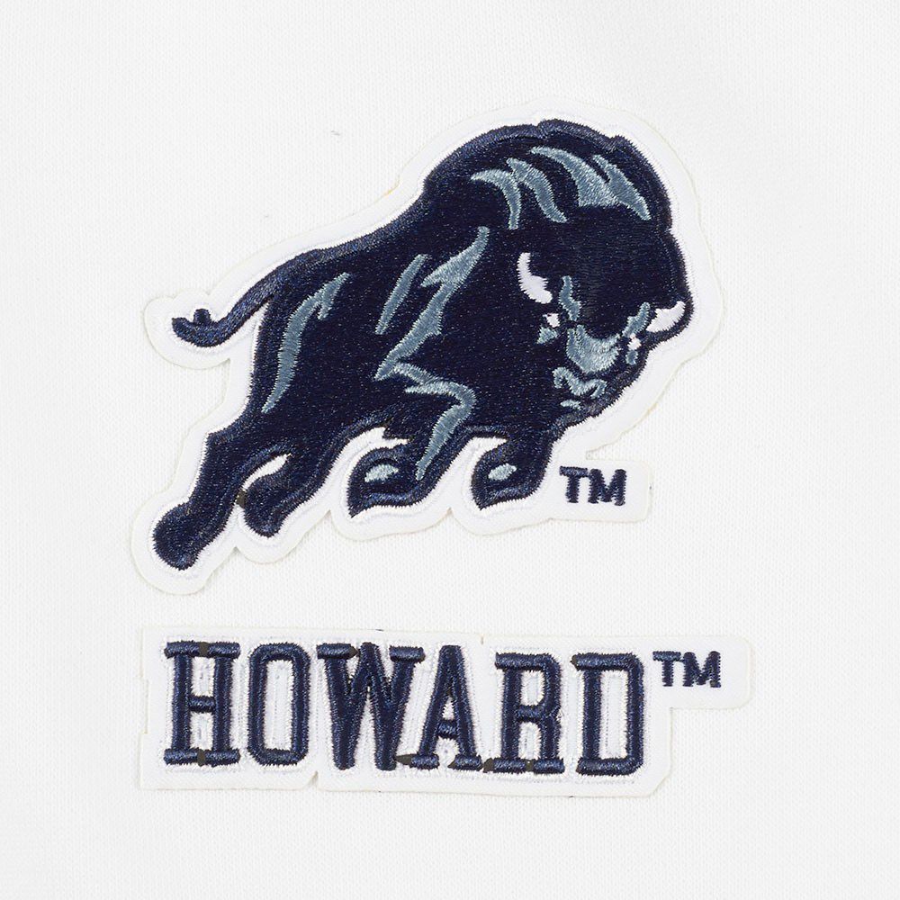 Pro Standard Women's Howard Bison White/Black Fleece Crewneck Sweatshirt product image