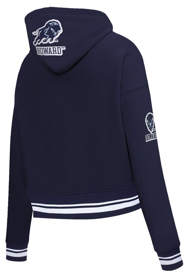 Pro Standard Women's Howard Bison Heather Grey Cropped Hoodie product image