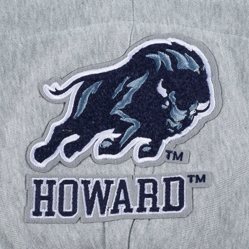 Pro Standard Women's Howard Bison Heather Grey Cropped Hoodie product image