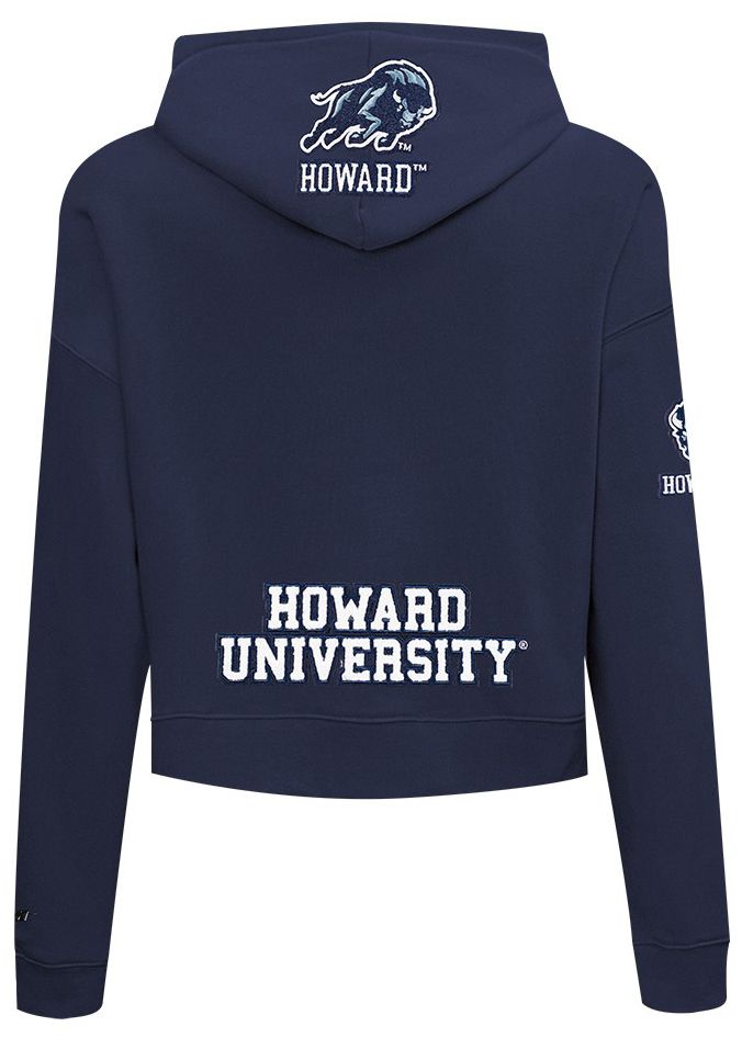 Pro Standard Women's Howard Bison Heather Grey Cropped Hoodie product image