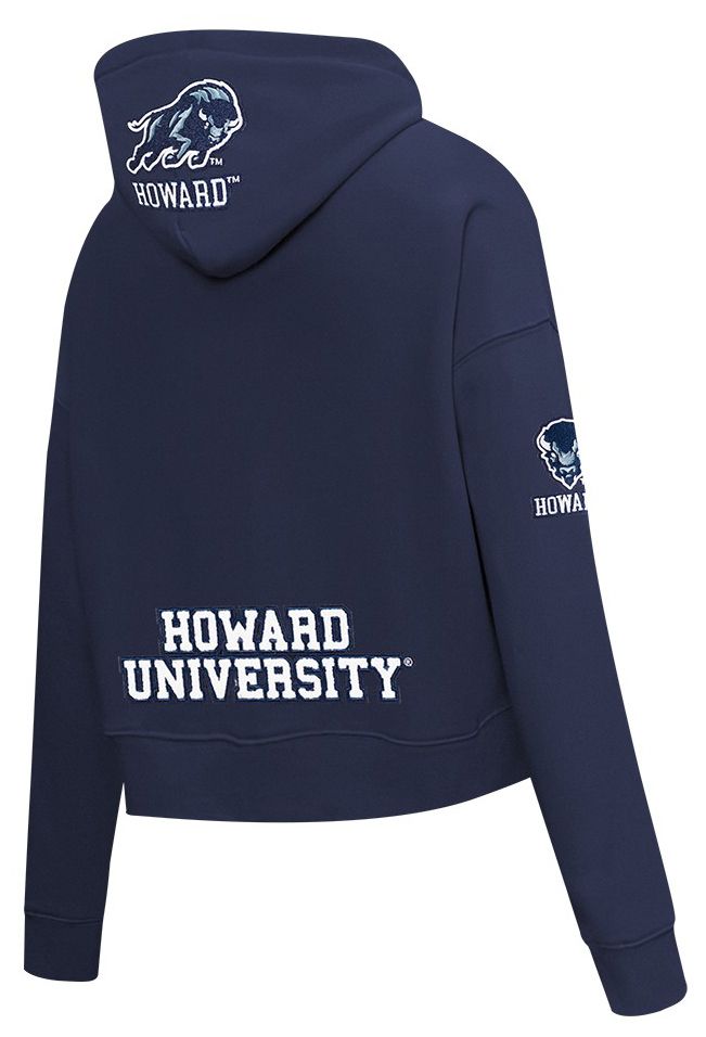 Pro Standard Women's Howard Bison Heather Grey Cropped Hoodie product image
