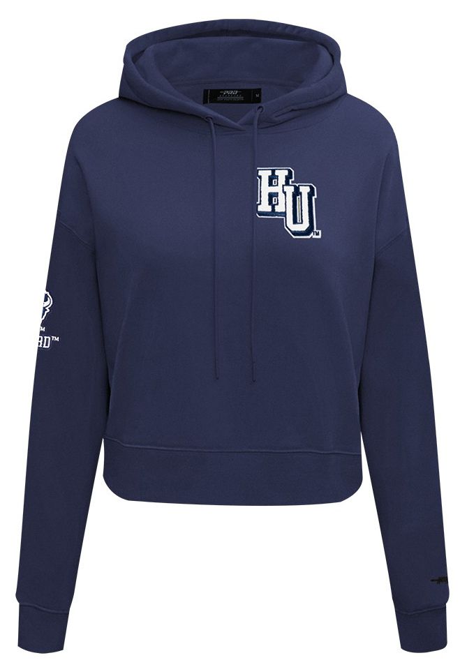 Pro Standard Women's Howard Bison Heather Grey Cropped Hoodie product image