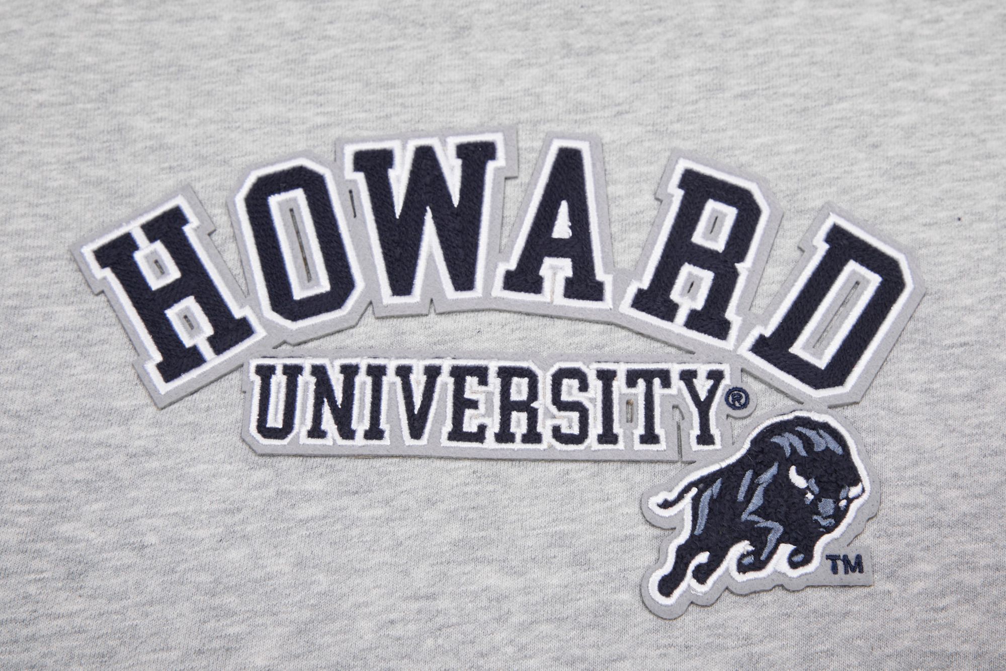 Pro Standard Women's Howard Bison Heather Grey Fleece Crewneck Sweatshirt product image