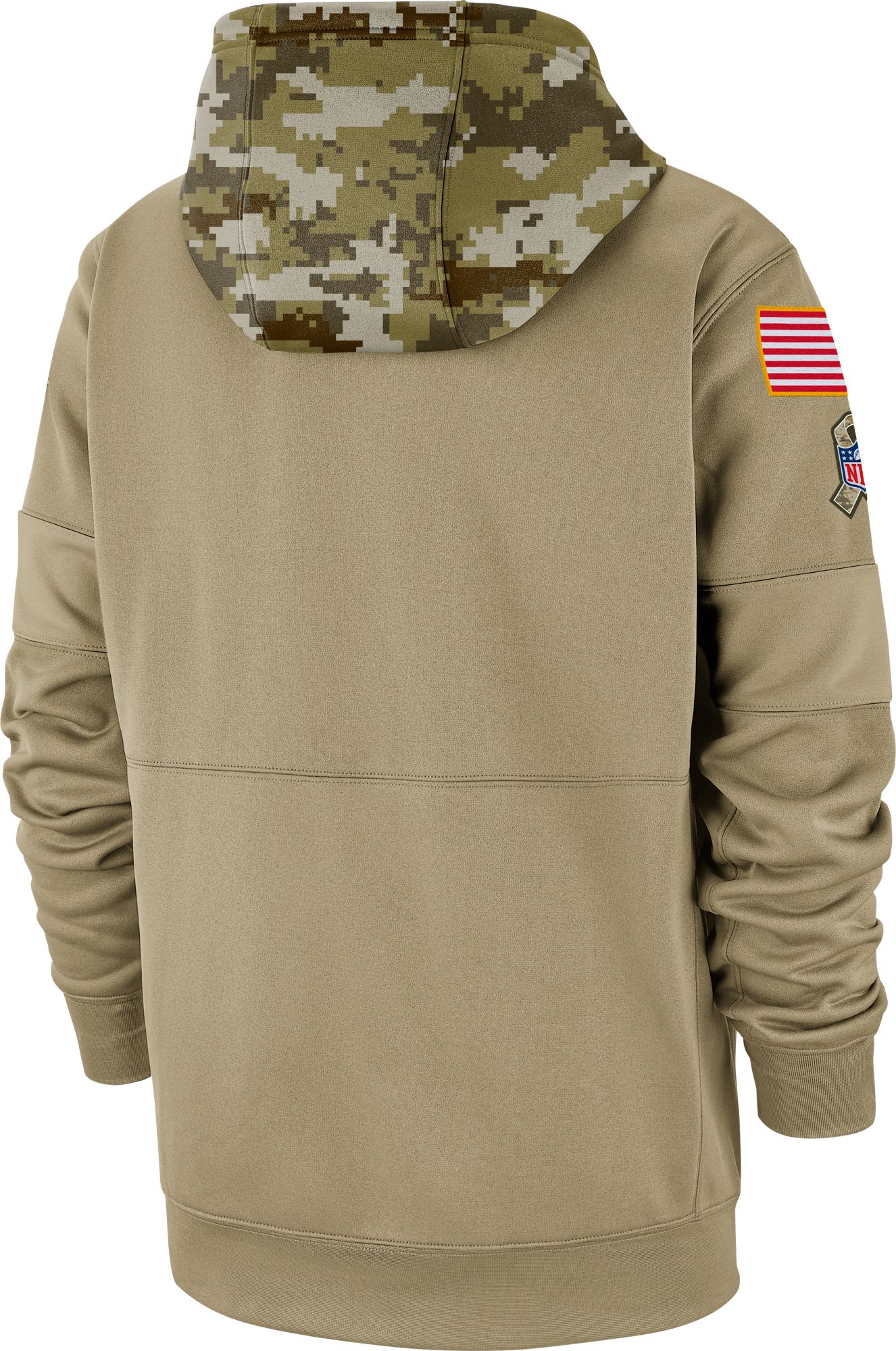 York Jets Therma-FIT Beige Camo Hoodie 