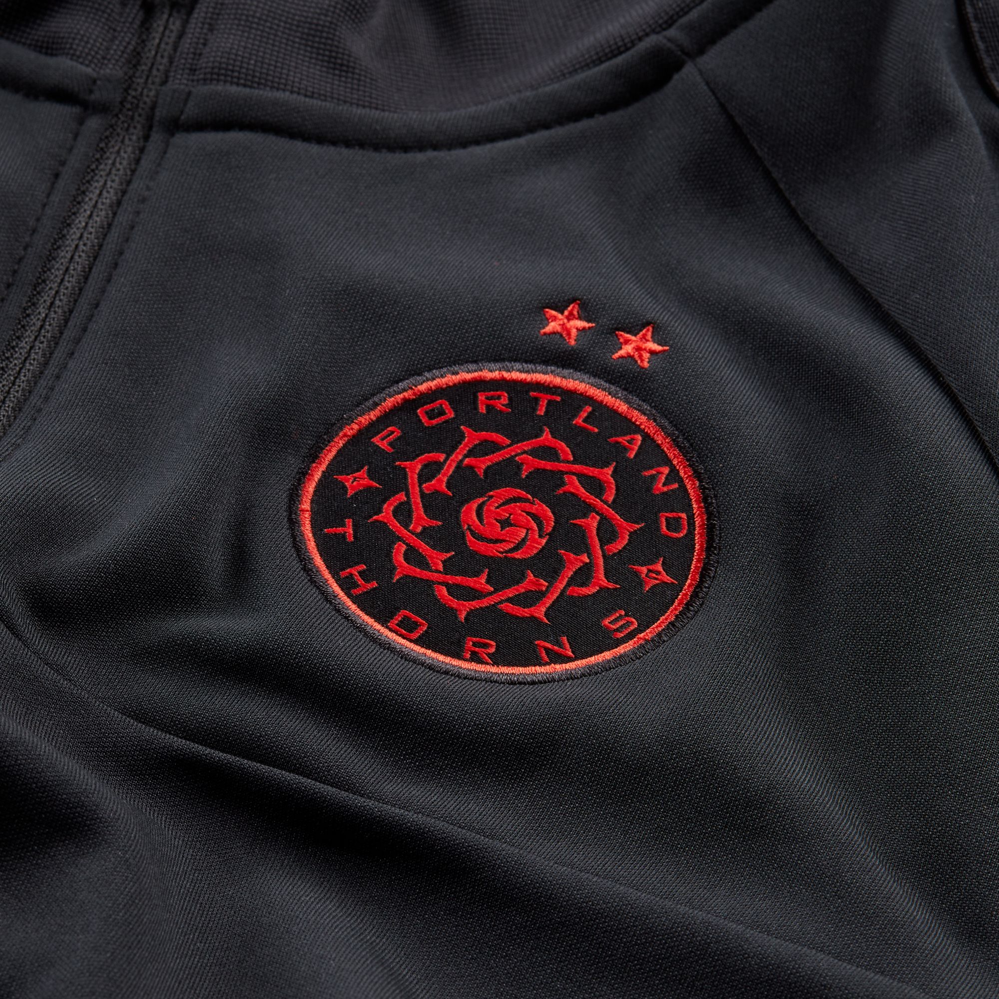 Nike Women's Portland Thorns FC Soccer Track Black Jacket product image