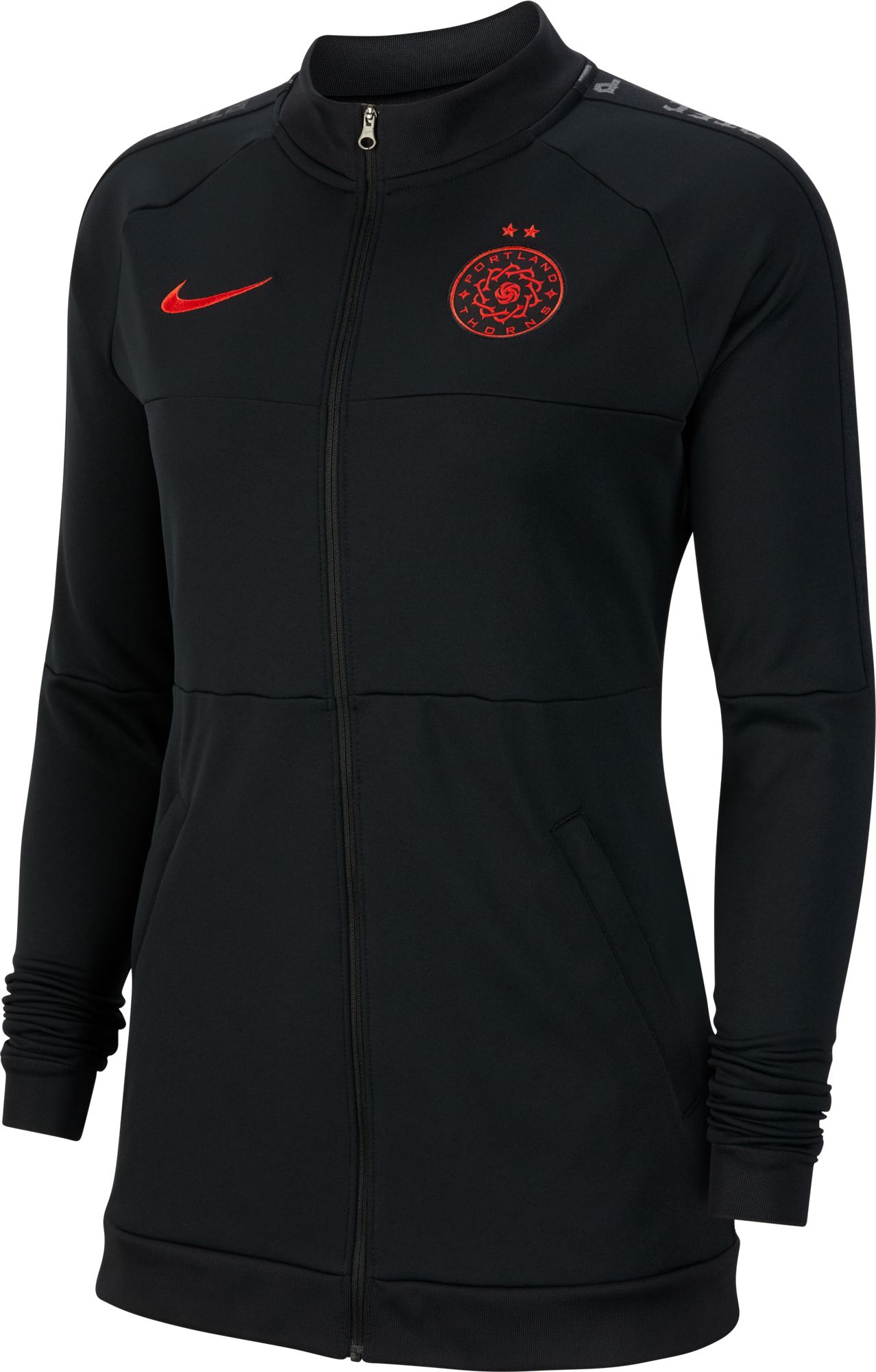 Nike Women's Portland Thorns FC Soccer Track Black Jacket product image